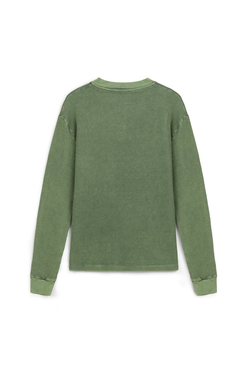 Midground-Yeşil Waffle Sweatshirt-Sweatshirts & Hoodies-2-Milagron.com