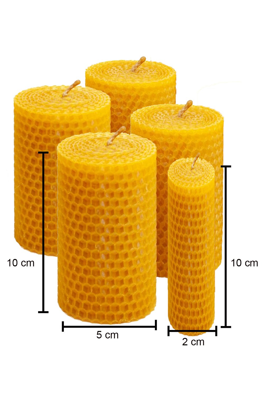 Miebox Rituals-%100 Organik Balmumu Mum Set 5'li-Mum-4-Milagron.com