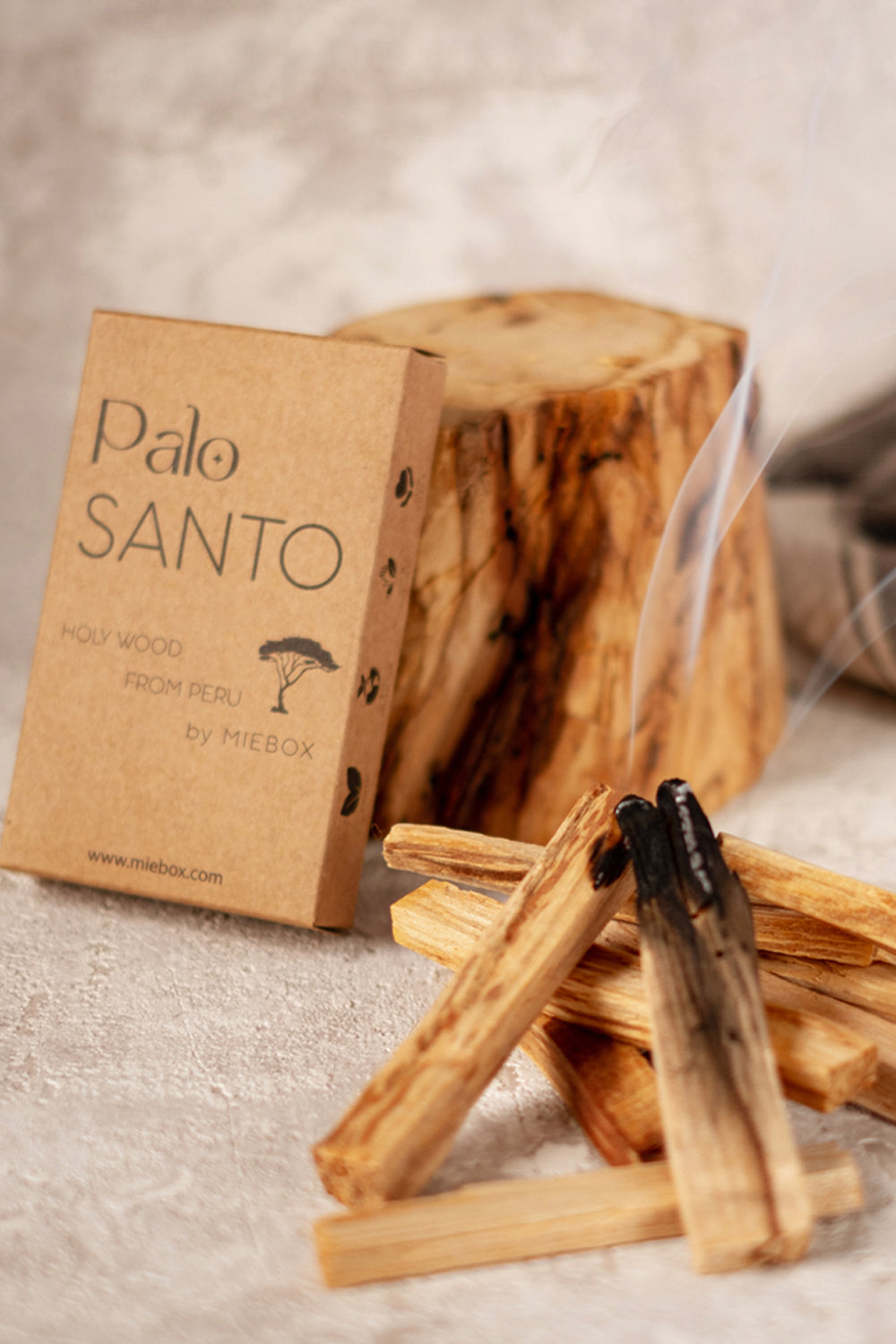 Miebox Rituals-Palo Santo Peru Ağaç Tütsü ( Sertifikalı ) ( 5 Adet / 35-40gr )-Palo Santo-2-Milagron.com