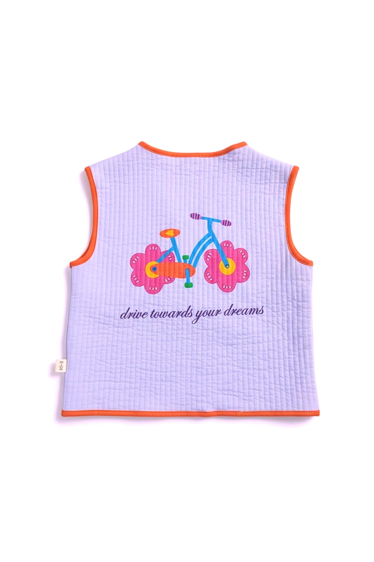 Dreams Kapitone Yelek Floral Lila - 3
