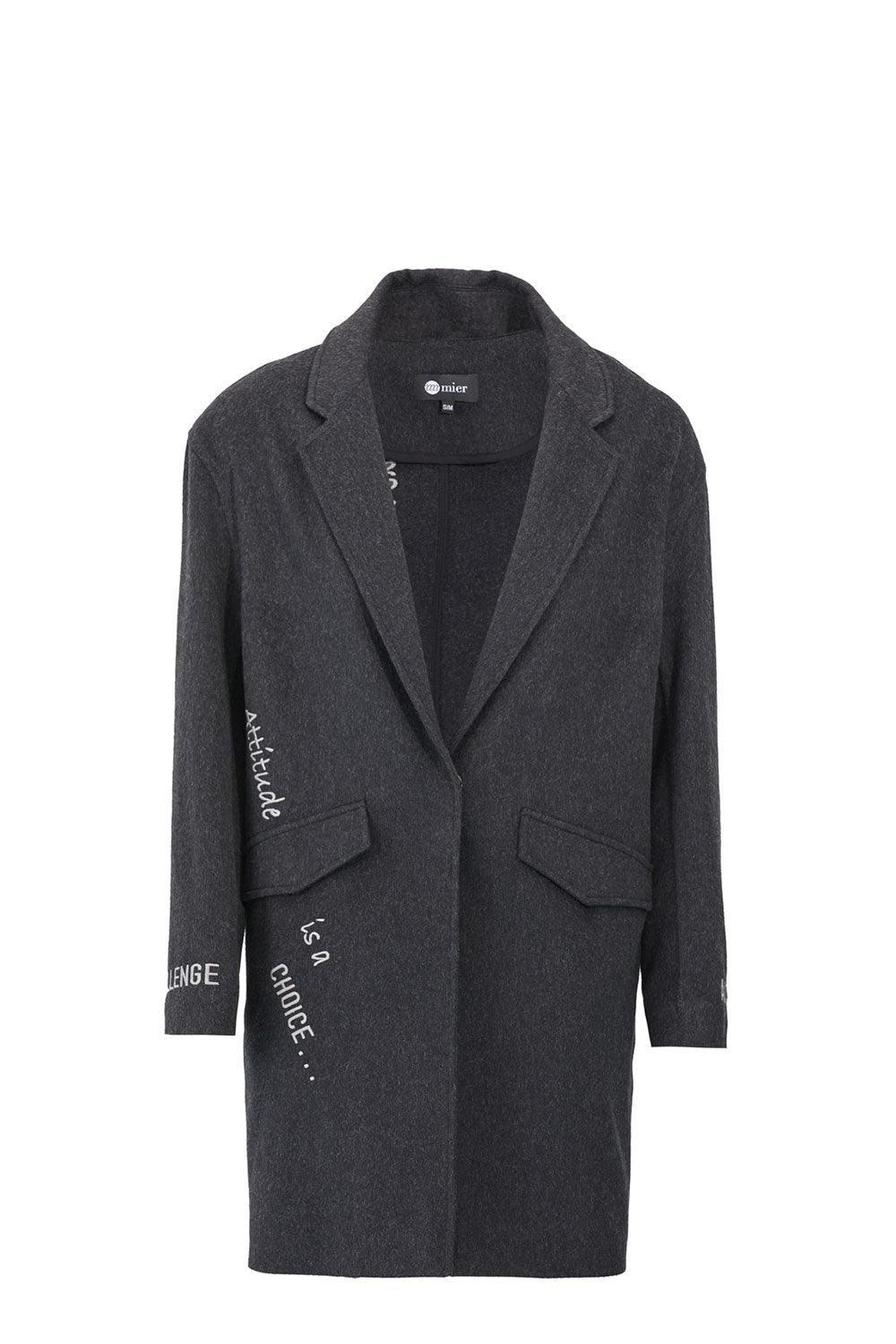 Mier-Stockholm Palto Gri-Kaban-1-Milagron.com