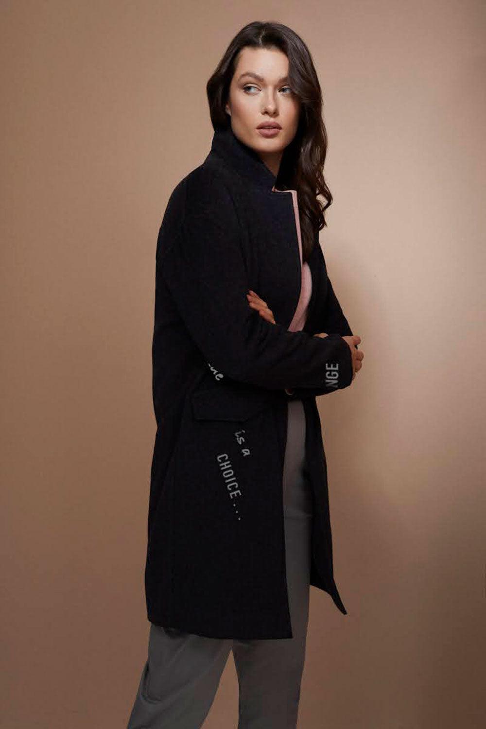 Mier-Stockholm Palto Gri-Kaban-3-Milagron.com