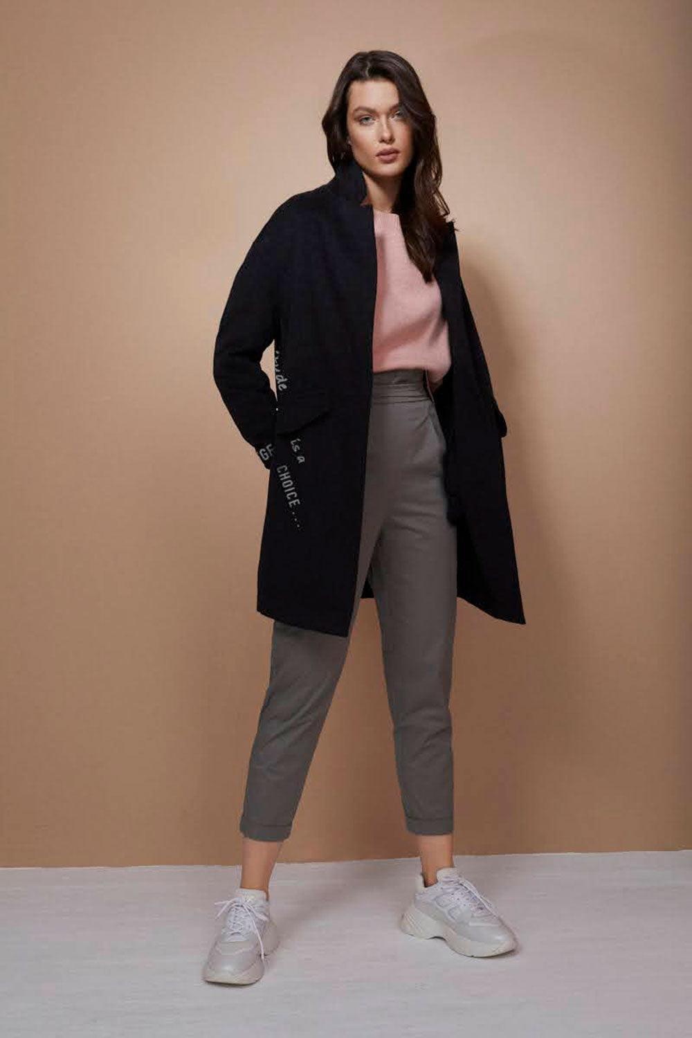 Mier-Stockholm Palto Gri-Kaban-4-Milagron.com