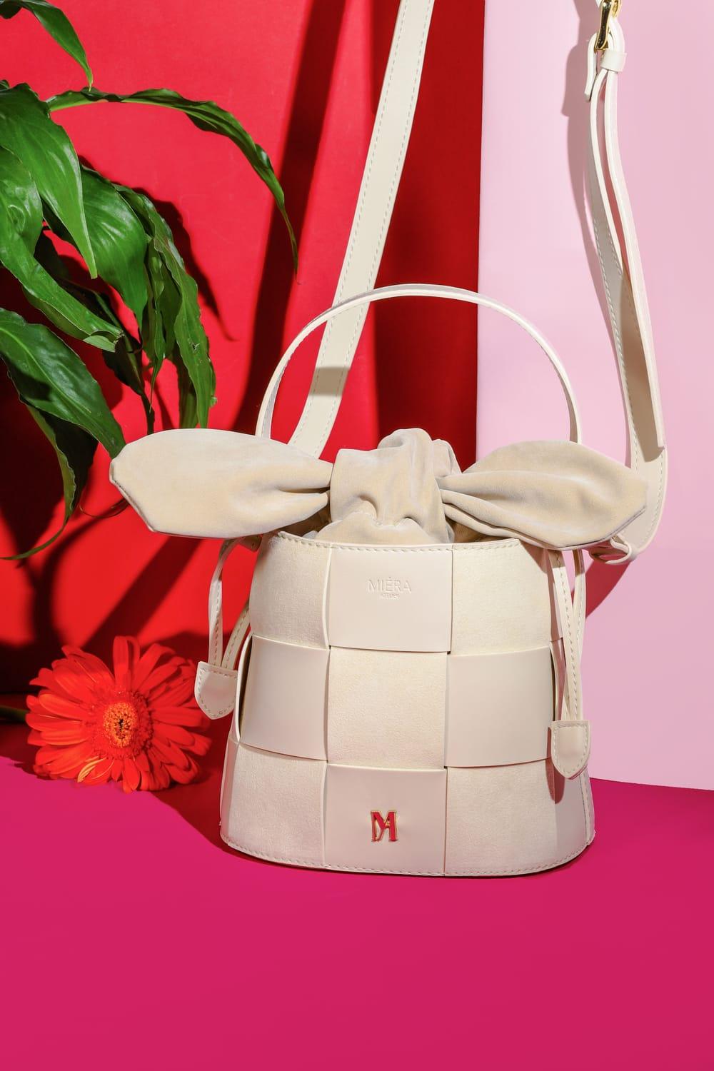 Miéra Atelier-Regulus Bej Kurdeleli El Çantası-Omuz Çantası-5-Milagron.com