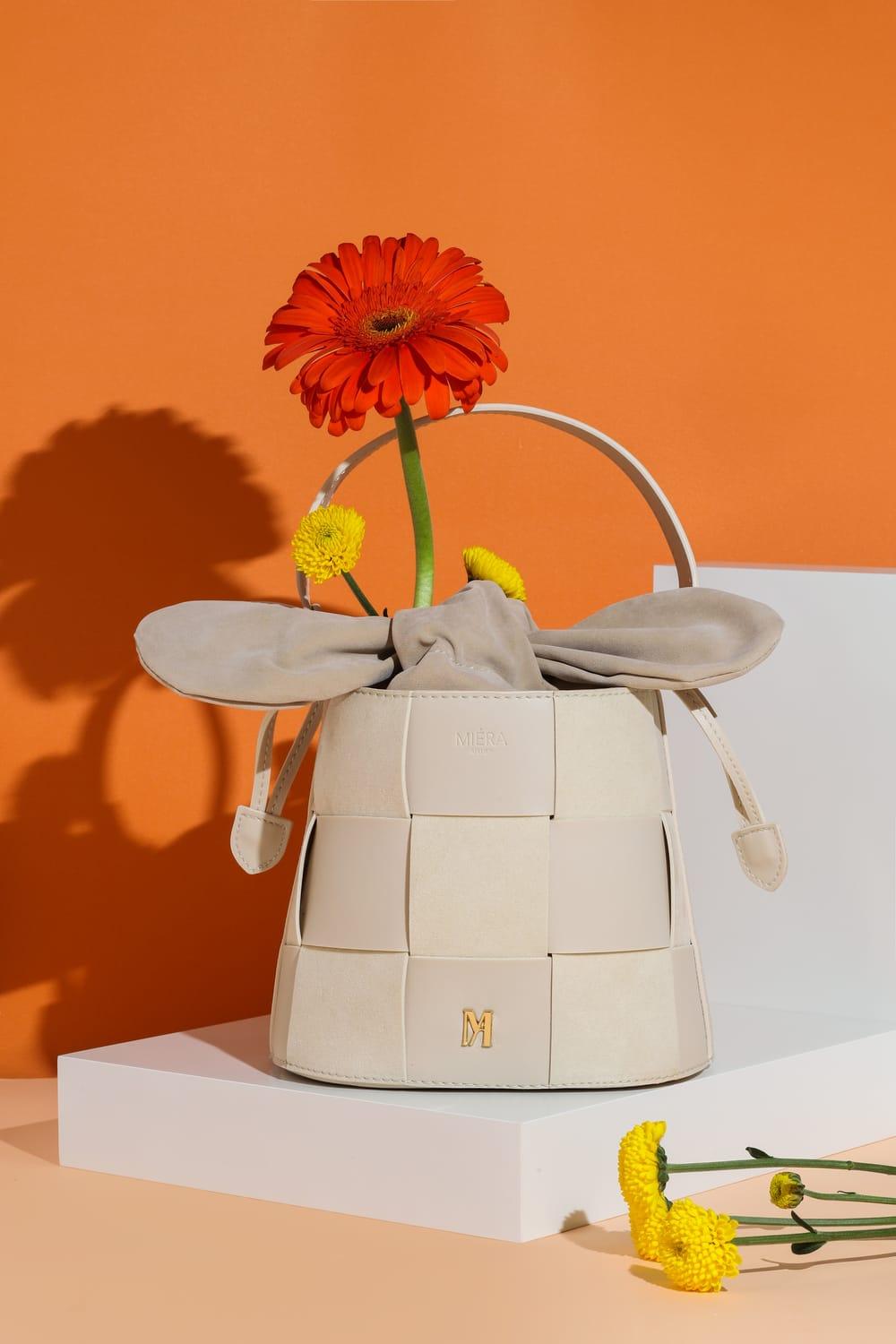 Miéra Atelier-Regulus Bej Kurdeleli El Çantası-Omuz Çantası-6-Milagron.com