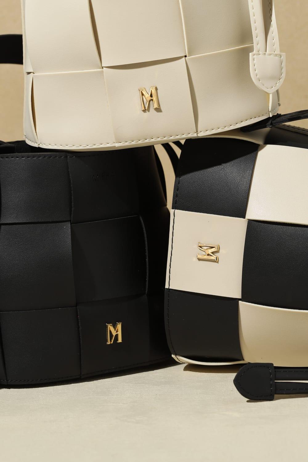 Miéra Atelier-Regulus Siyah Bej El Çantası-Omuz Çantası-3-Milagron.com