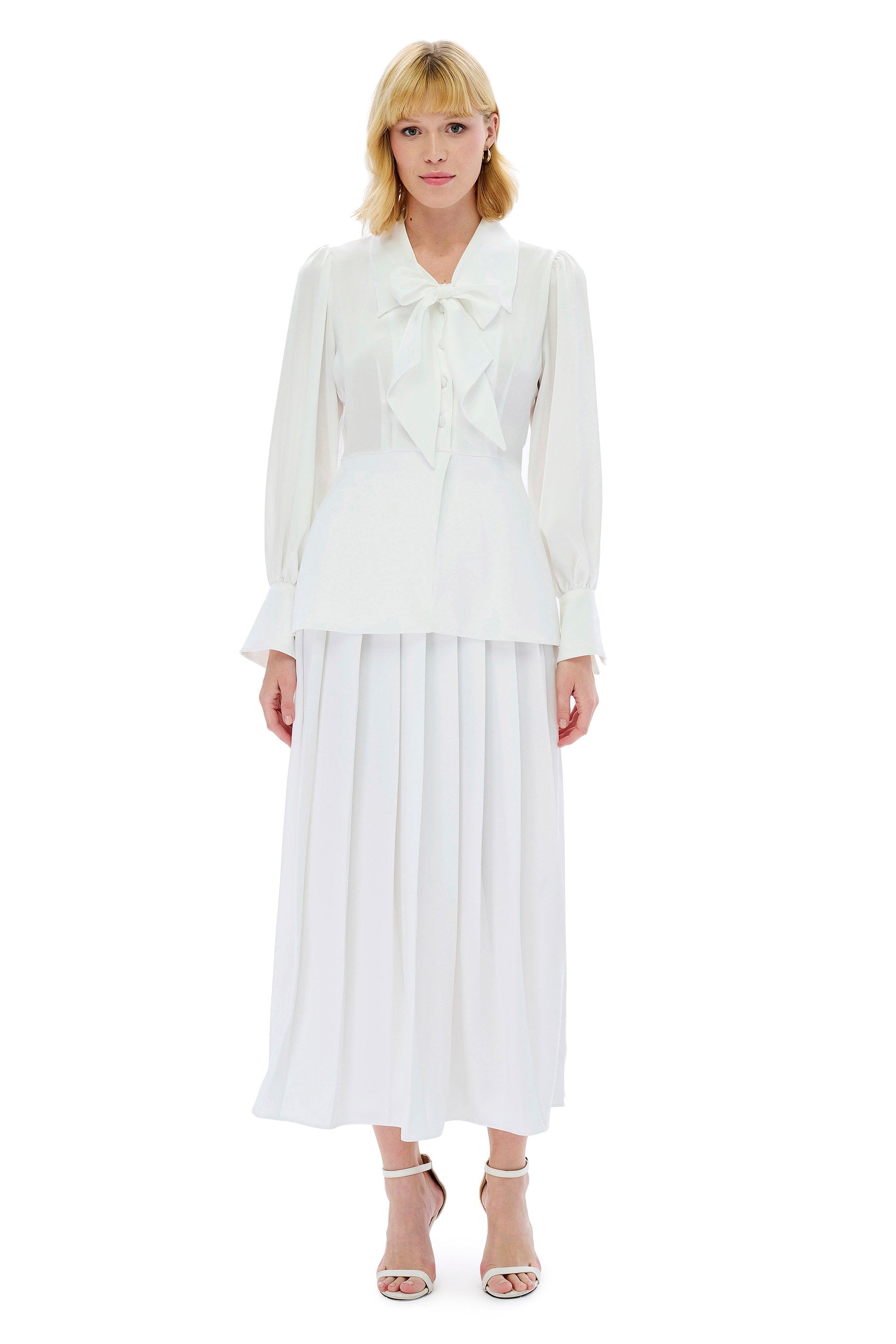 Miha-Ari̇n Takım Beyaz-Alt - Üst Takım-1-Milagron.com