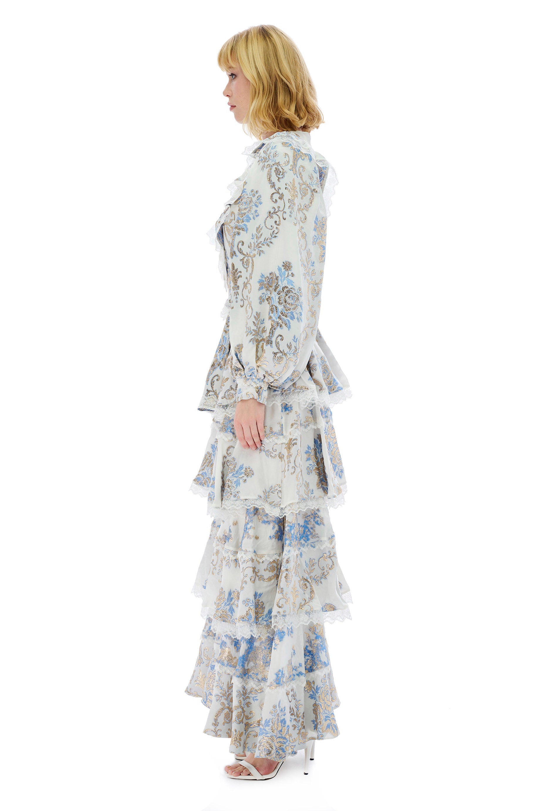 Miha-Azelya Elbi̇se Mavi-Elbise-4-Milagron.com