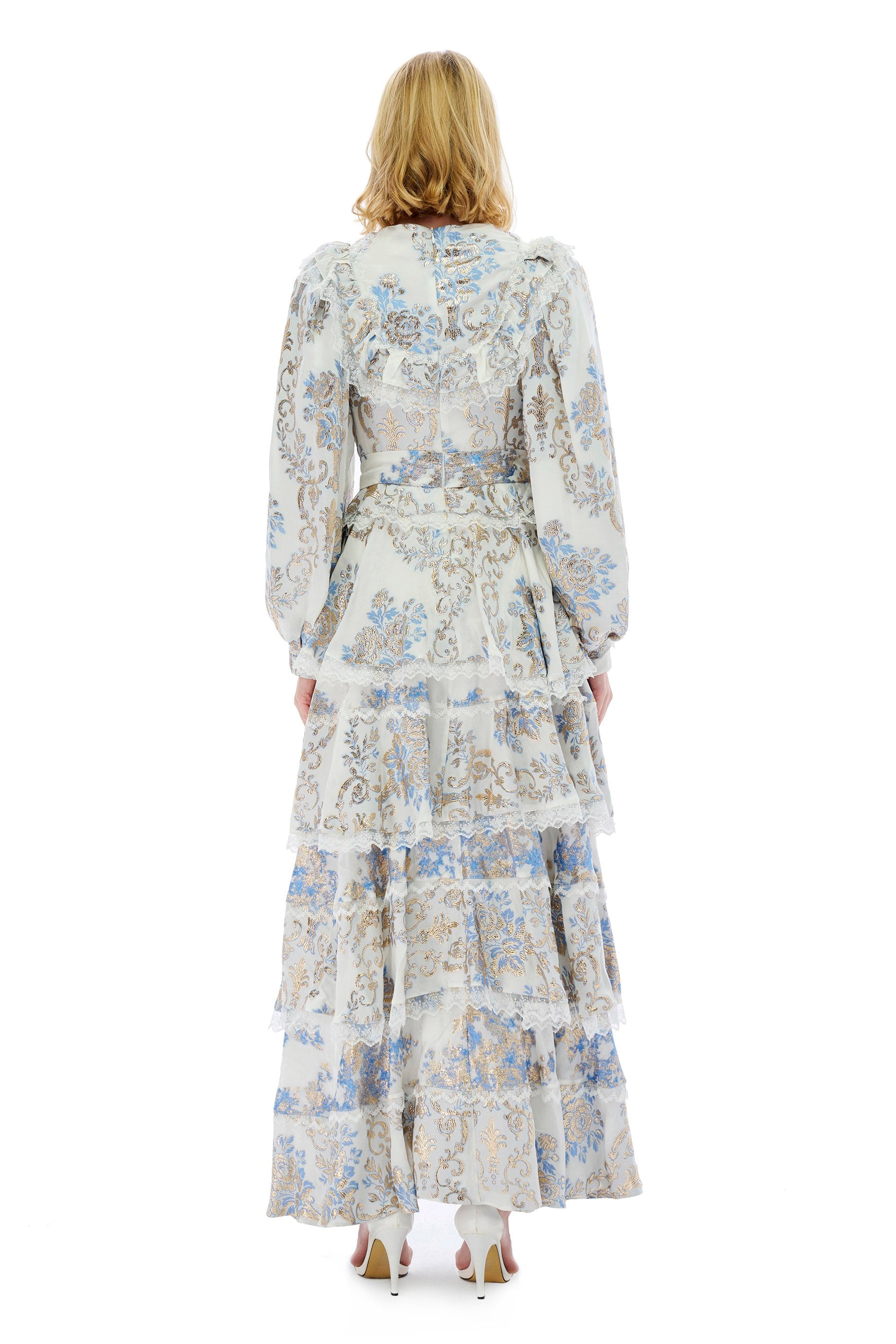 Miha-Azelya Elbi̇se Mavi-Elbise-5-Milagron.com