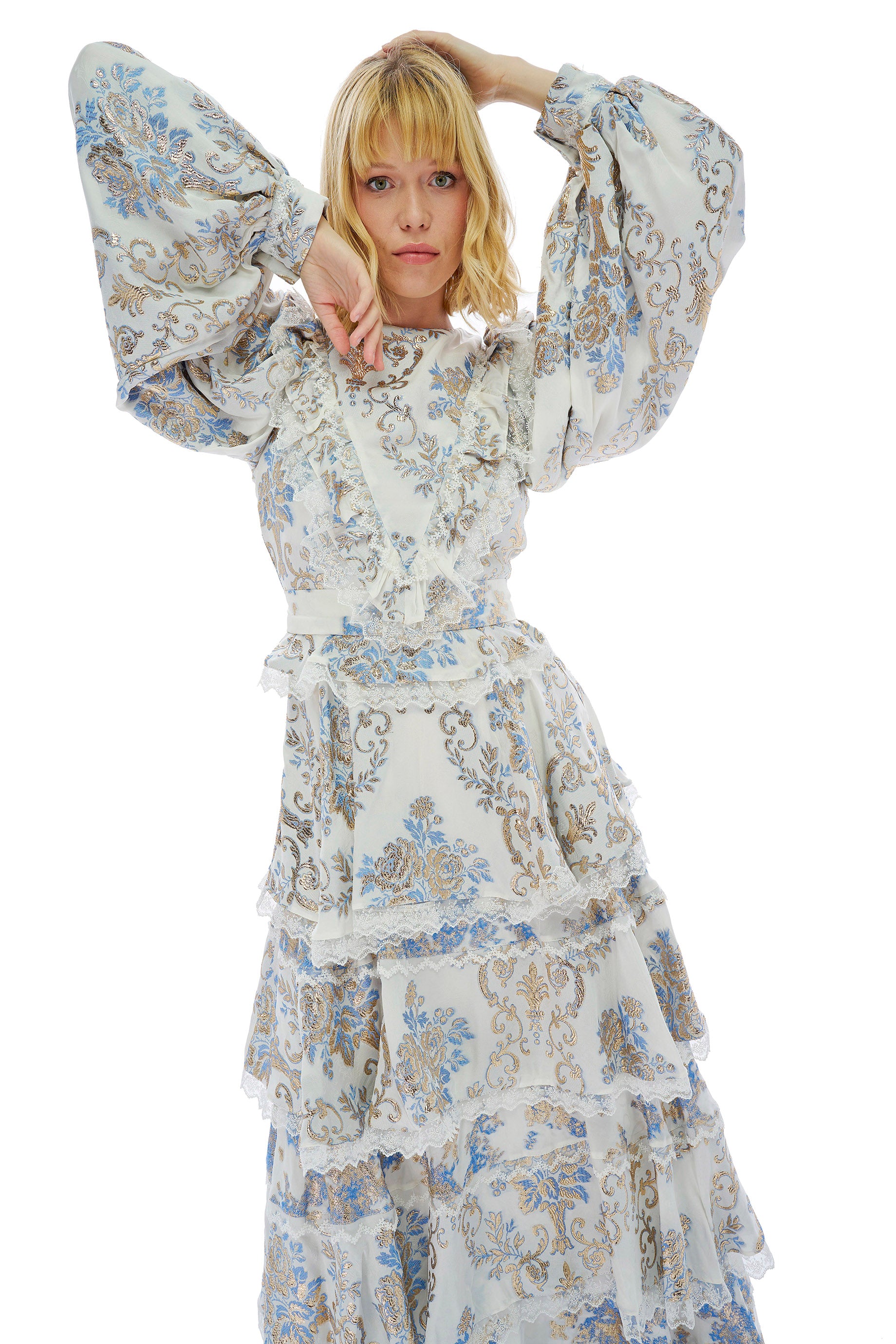 Miha-Azelya Elbi̇se Mavi-Elbise-6-Milagron.com