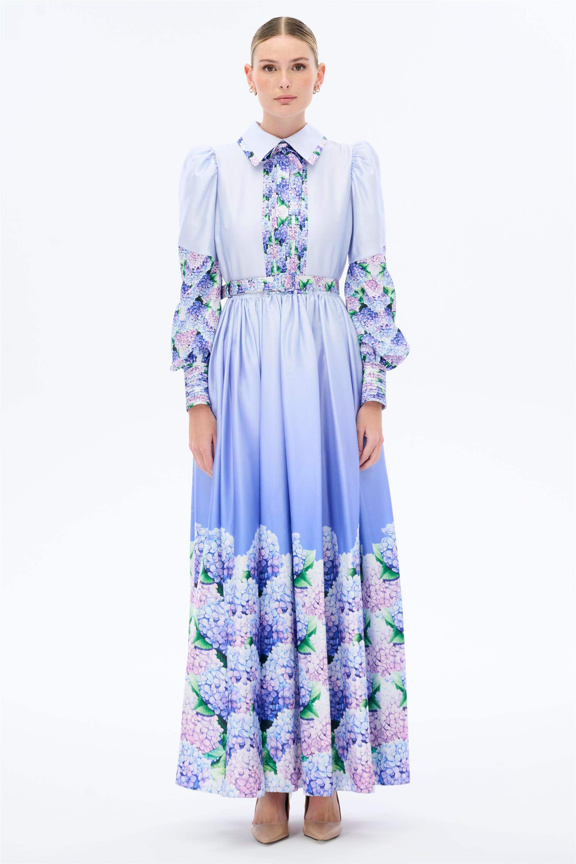 Miha-Balon Kollu Elbi̇se-Elbise-1-Milagron.com