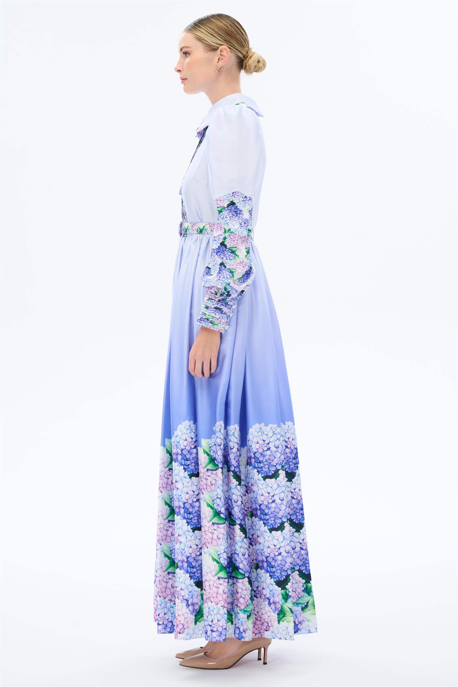 Miha-Balon Kollu Elbi̇se-Elbise-2-Milagron.com