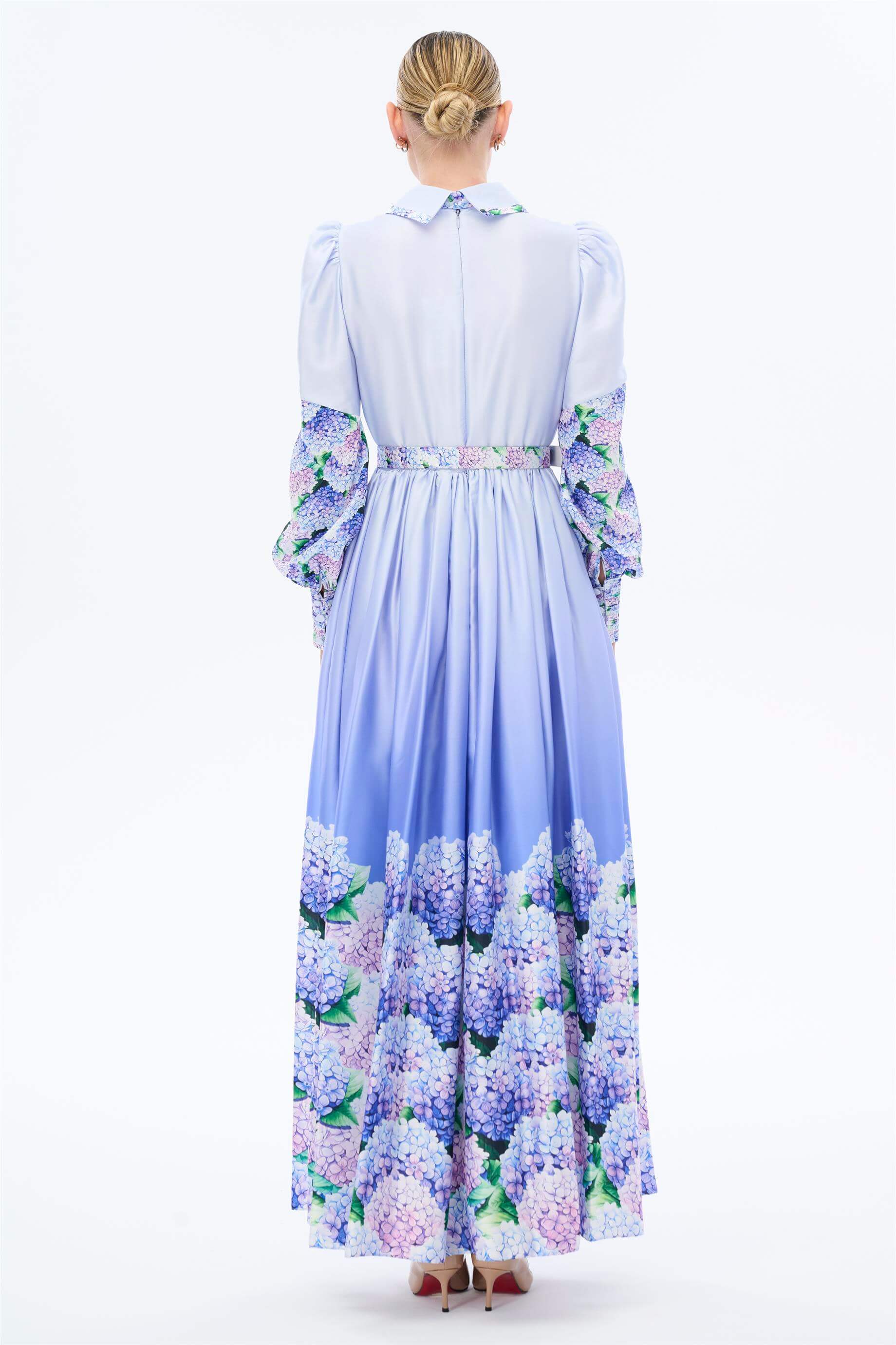 Miha-Balon Kollu Elbi̇se-Elbise-3-Milagron.com