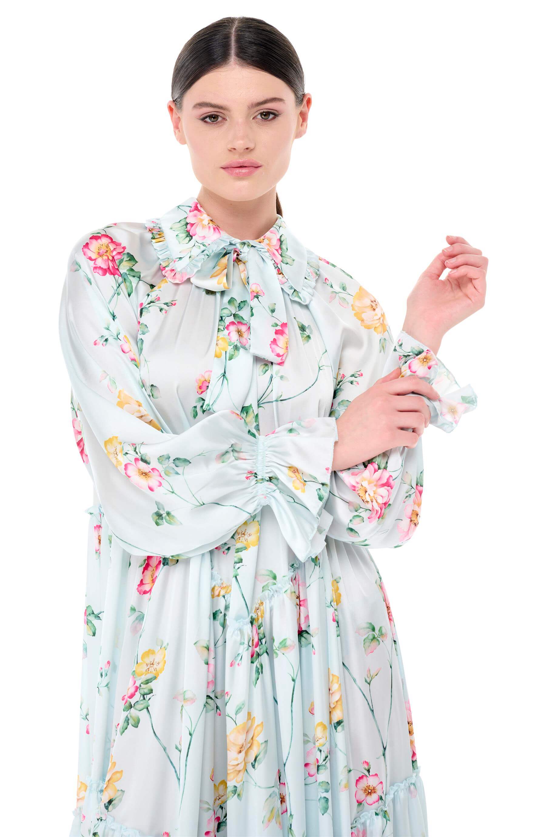 Miha-Bebe Yaka Oversi̇ze Elbi̇se-Elbise-12-Milagron.com