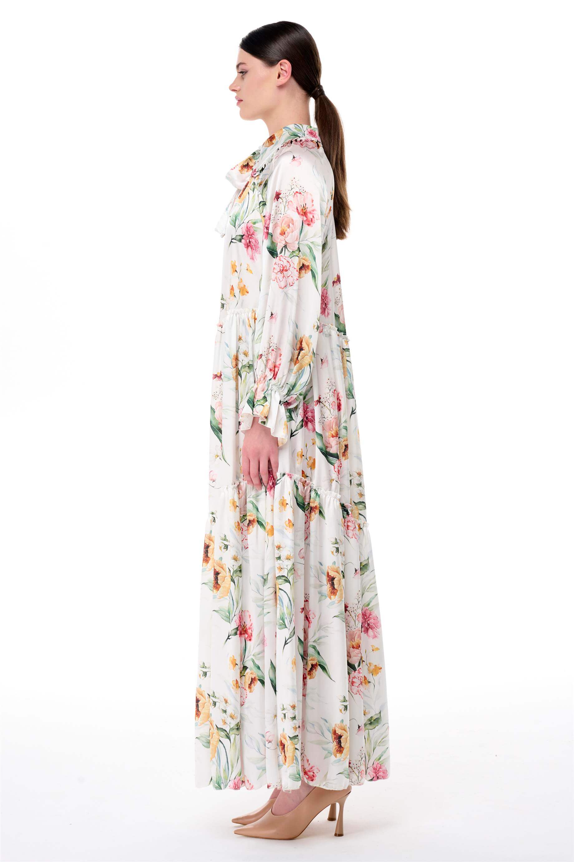 Miha-Bebe Yaka Oversi̇ze Elbi̇se-Elbise-2-Milagron.com