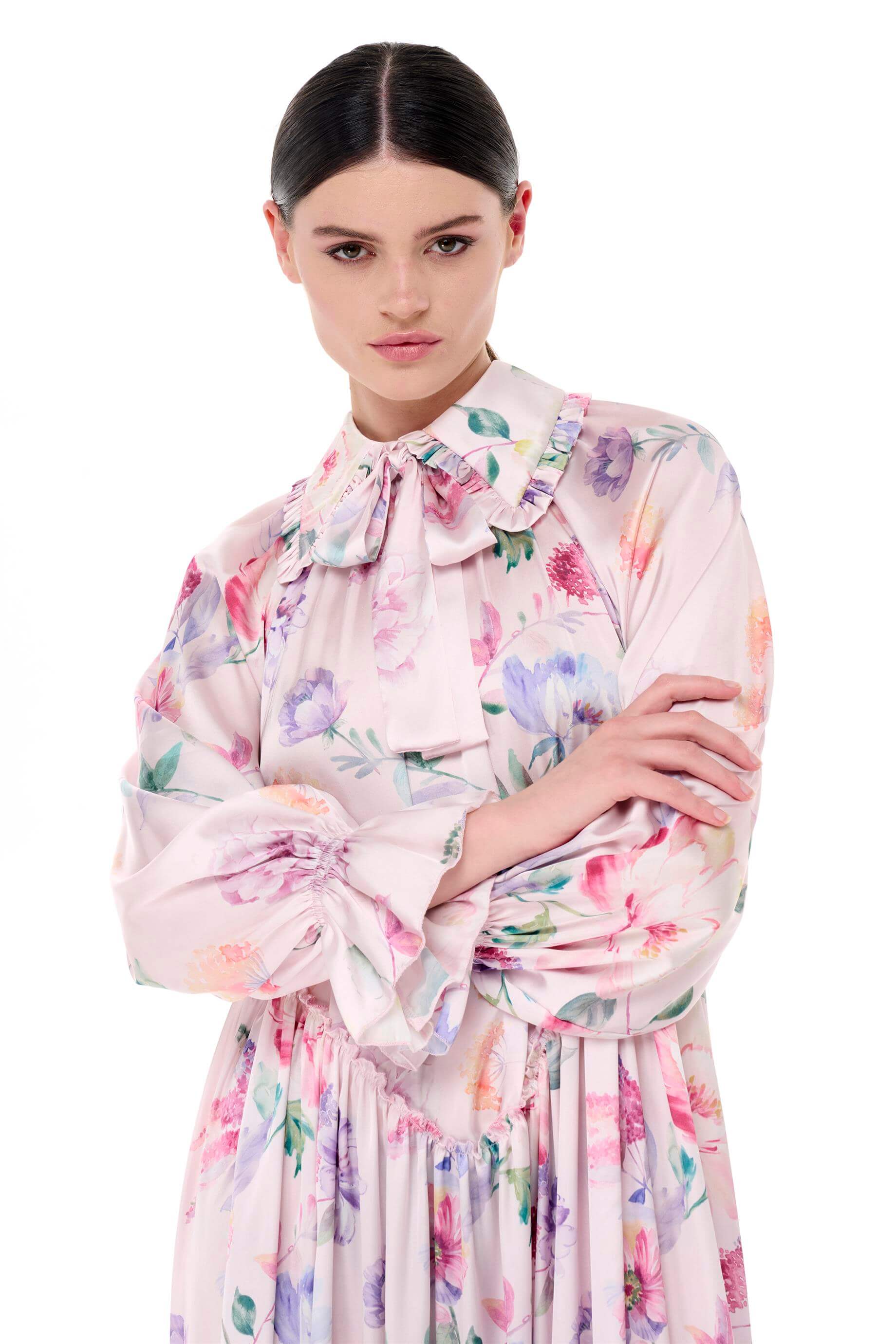 Miha-Bebe Yaka Oversi̇ze Elbi̇se-Elbise-20-Milagron.com