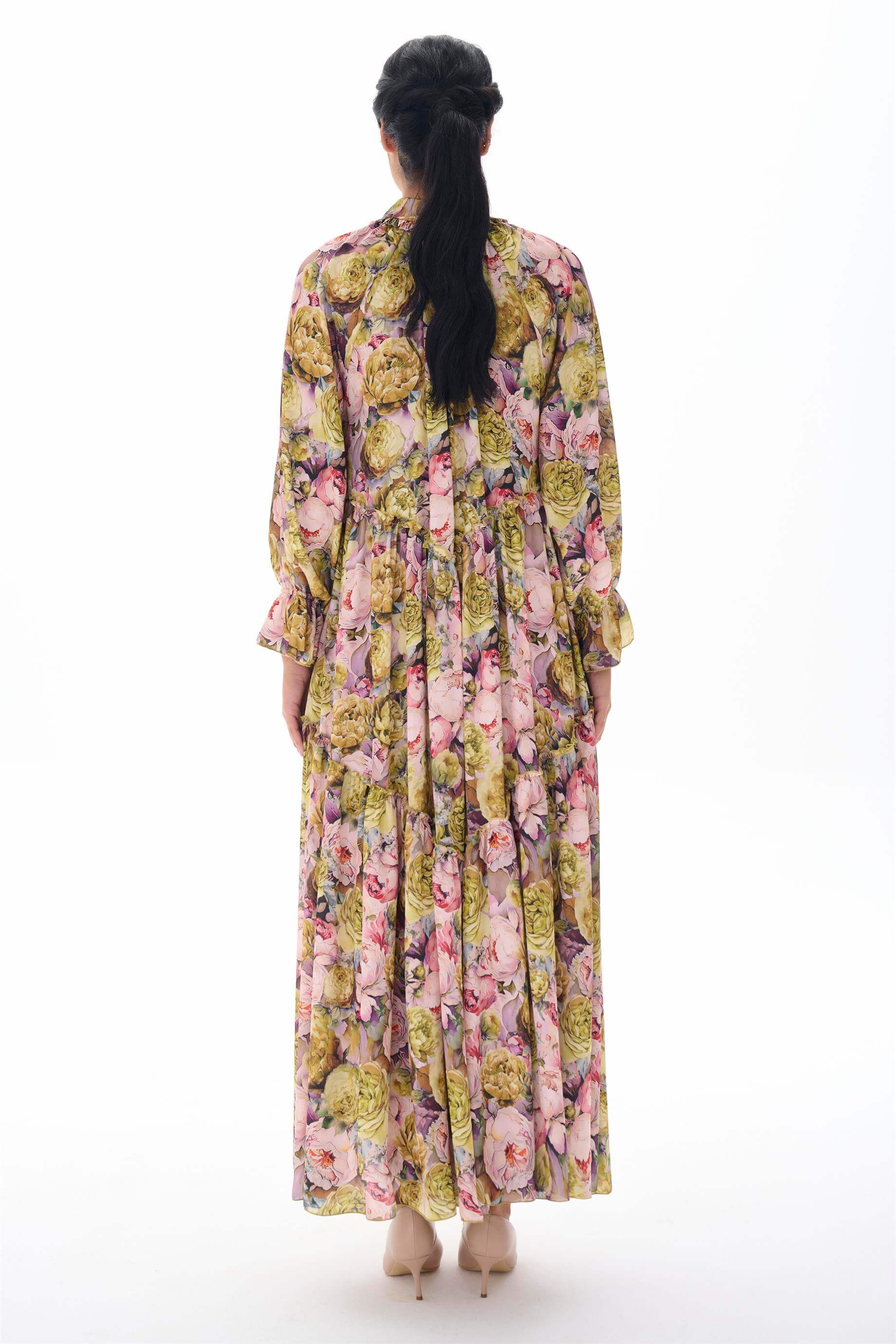 Miha-Bebe Yaka Oversi̇ze Elbi̇se-Elbise-23-Milagron.com