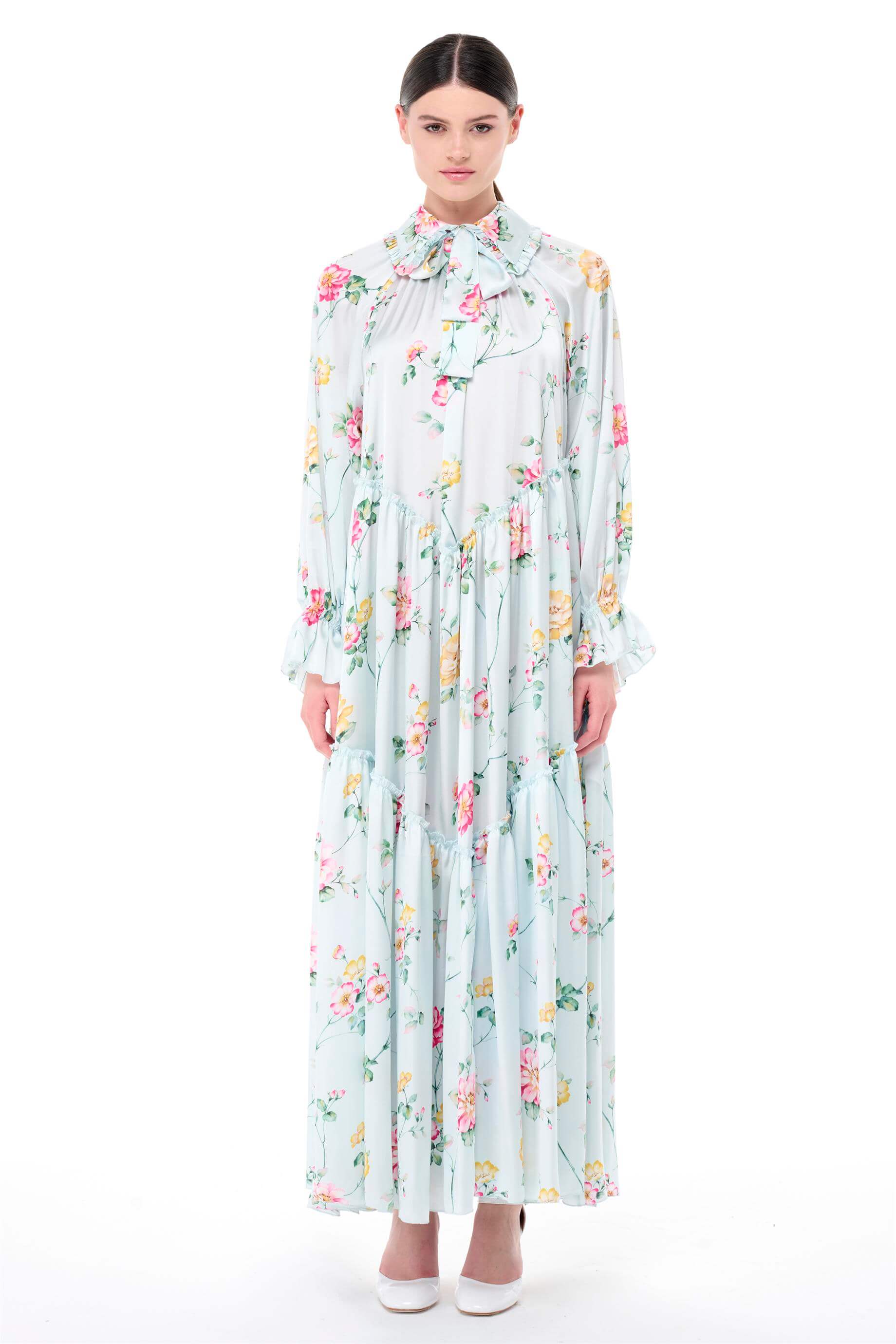 Miha-Bebe Yaka Oversi̇ze Elbi̇se-Elbise-9-Milagron.com