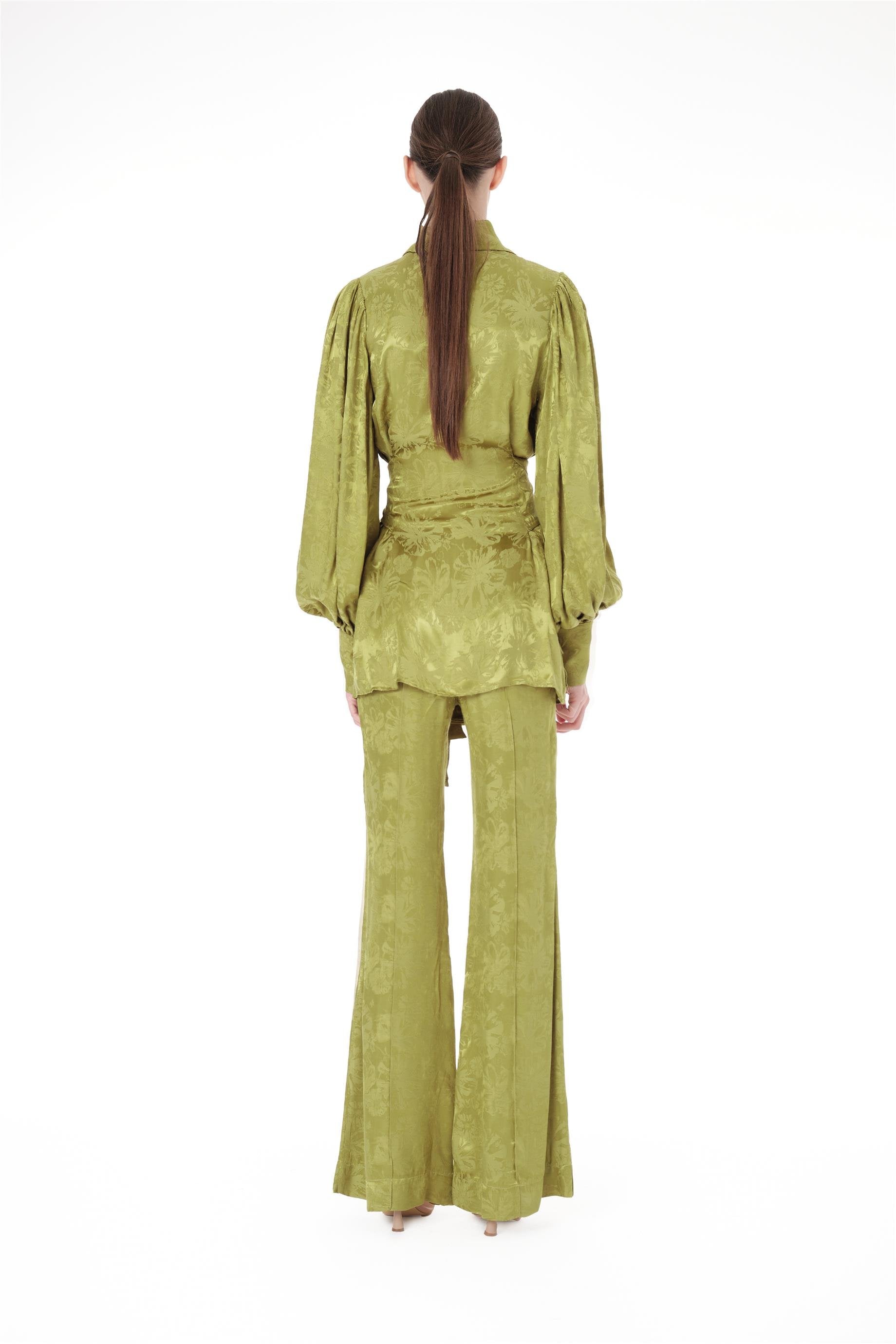 Miha-Beli̇ Kuşaklı İki̇li̇ Tuni̇k Takım Fuşya-Alt - Üst Takım-6-Milagron.com