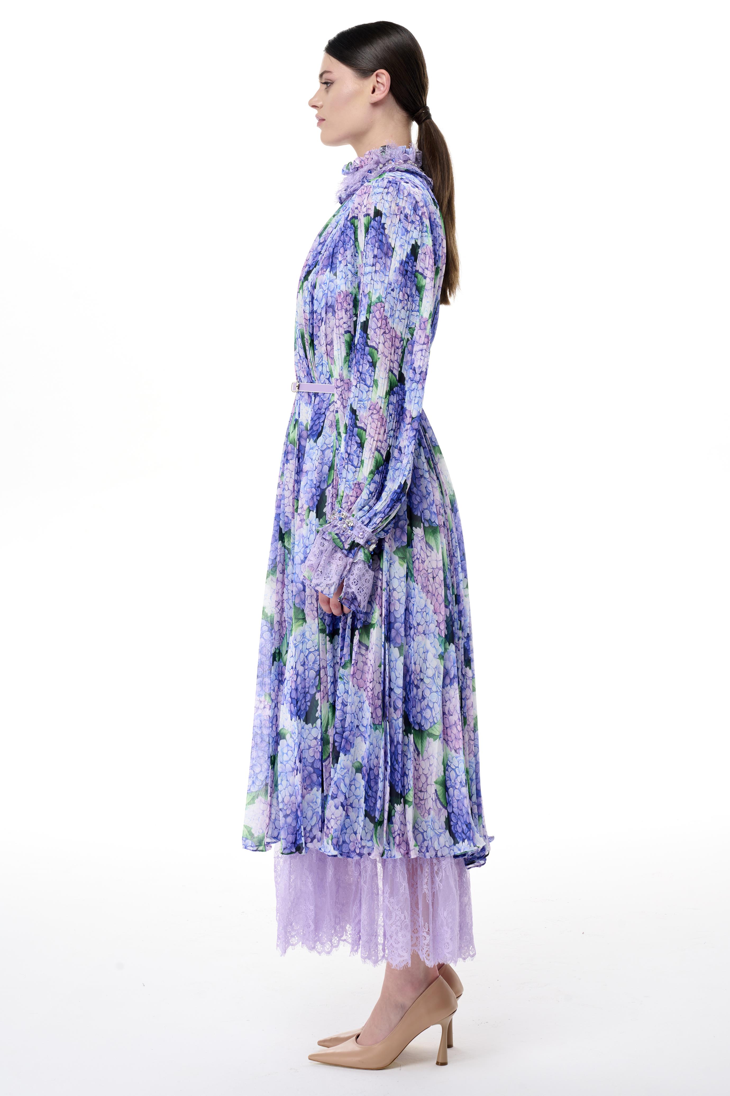 Miha-Boncuk İşlemeli̇ Pi̇li̇soley Elbi̇se-Elbise-11-Milagron.com