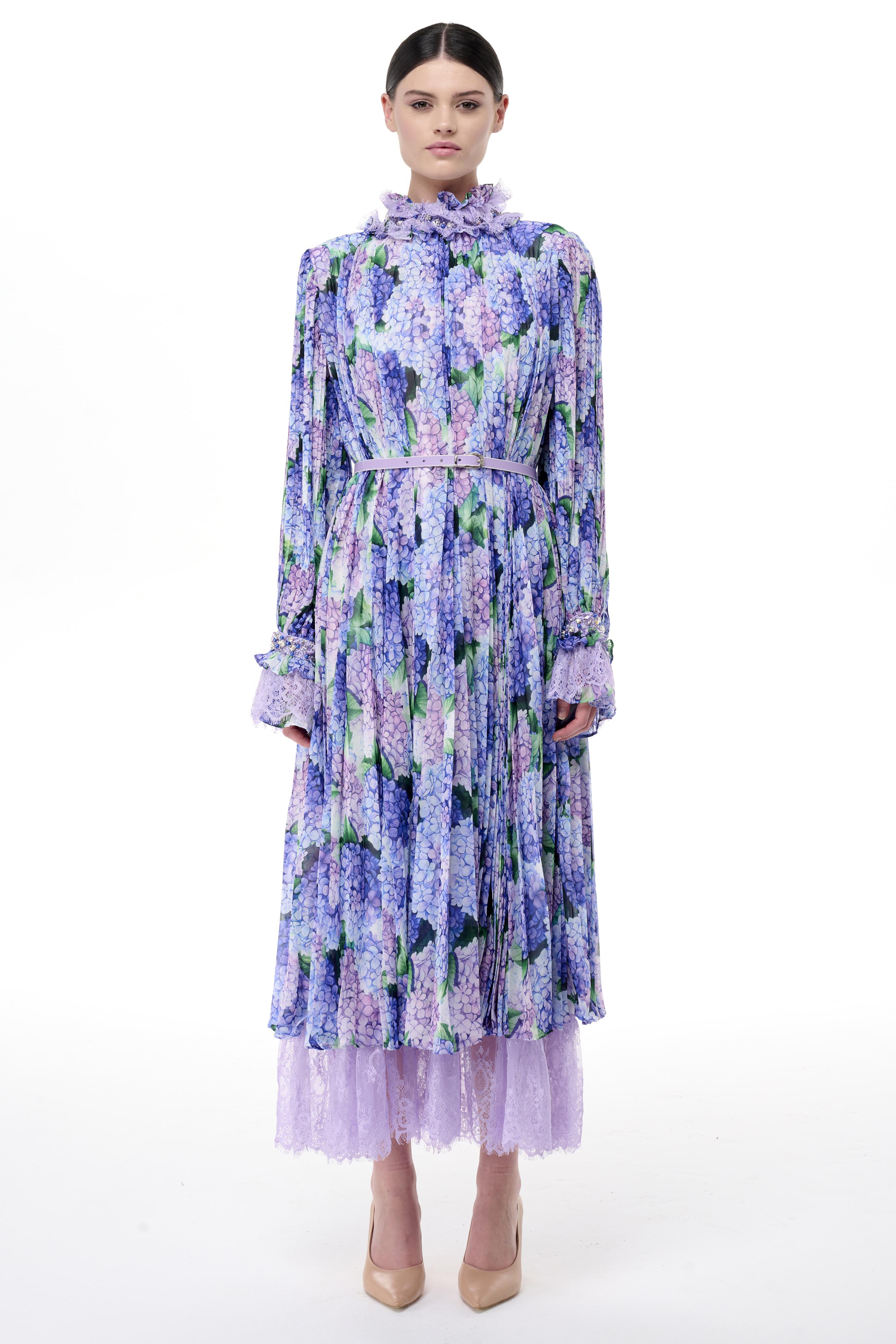 Miha-Boncuk İşlemeli̇ Pi̇li̇soley Elbi̇se-Elbise-9-Milagron.com