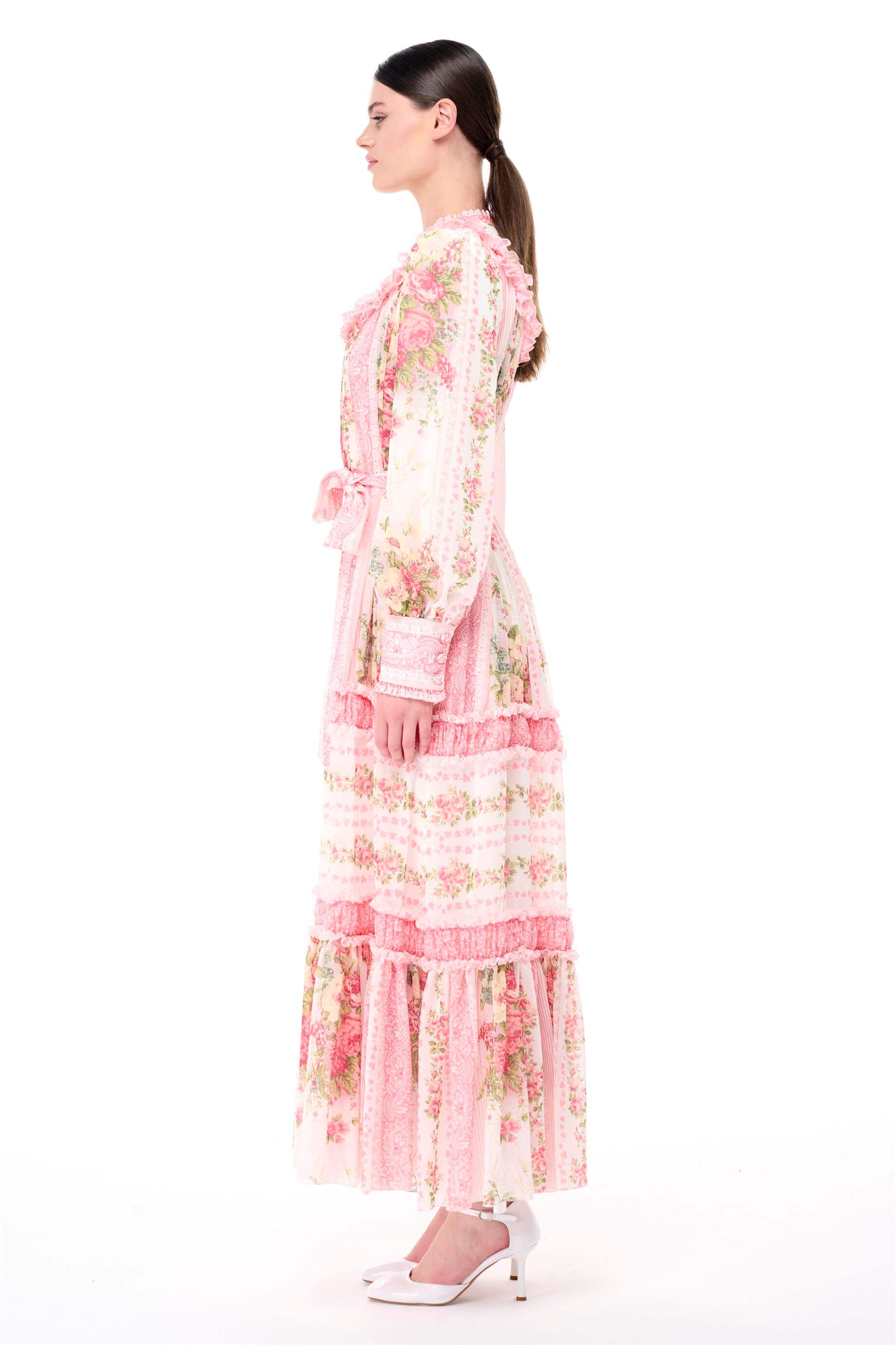 Miha-Büzgü Şeri̇t Detaylı Elbi̇se-Elbise-2-Milagron.com