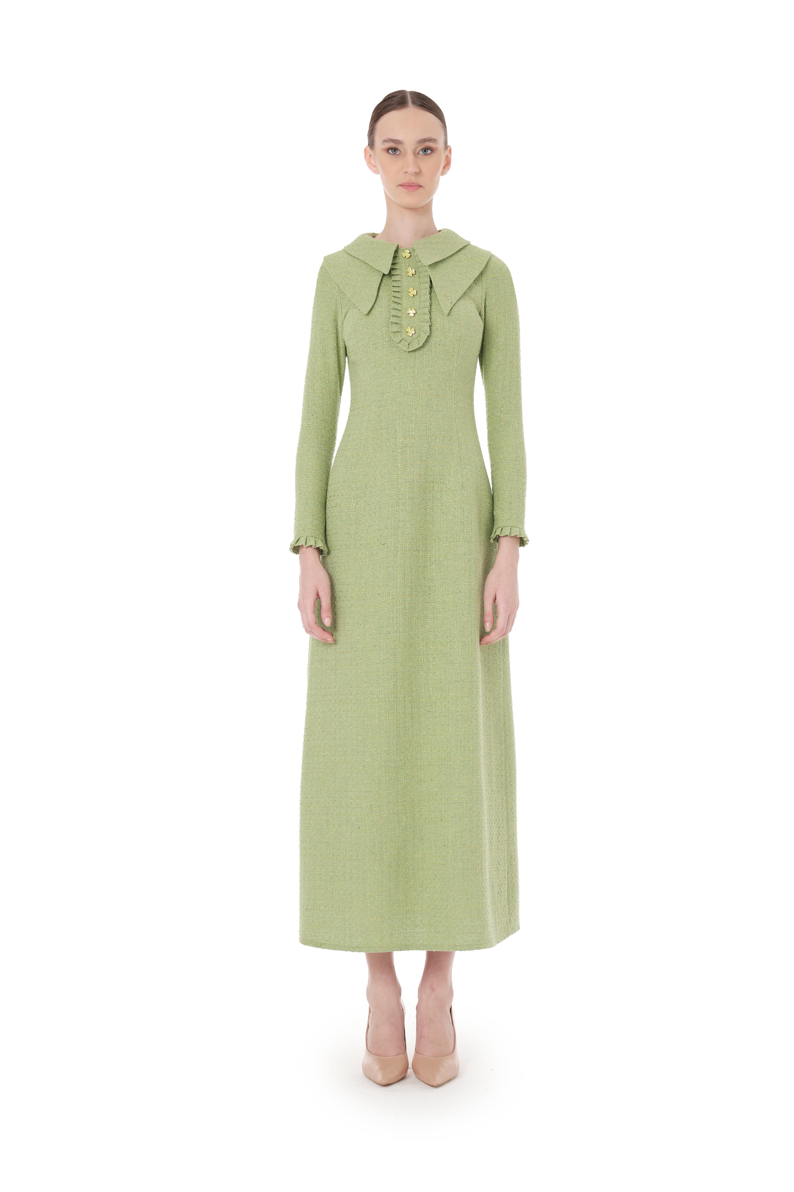 Miha-Çi̇ft Yakalı Elbi̇se-Elbise-7-Milagron.com