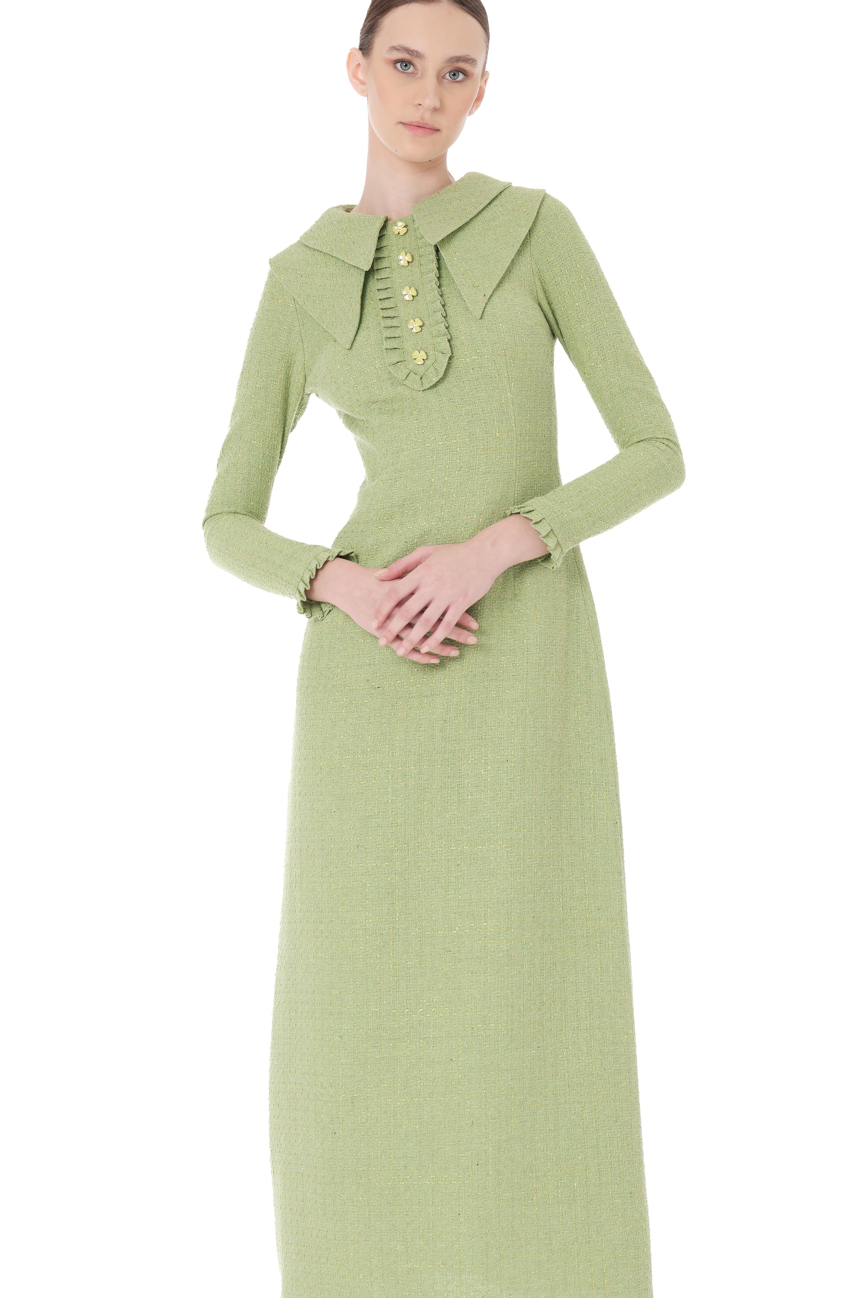 Miha-Çi̇ft Yakalı Elbi̇se-Elbise-8-Milagron.com