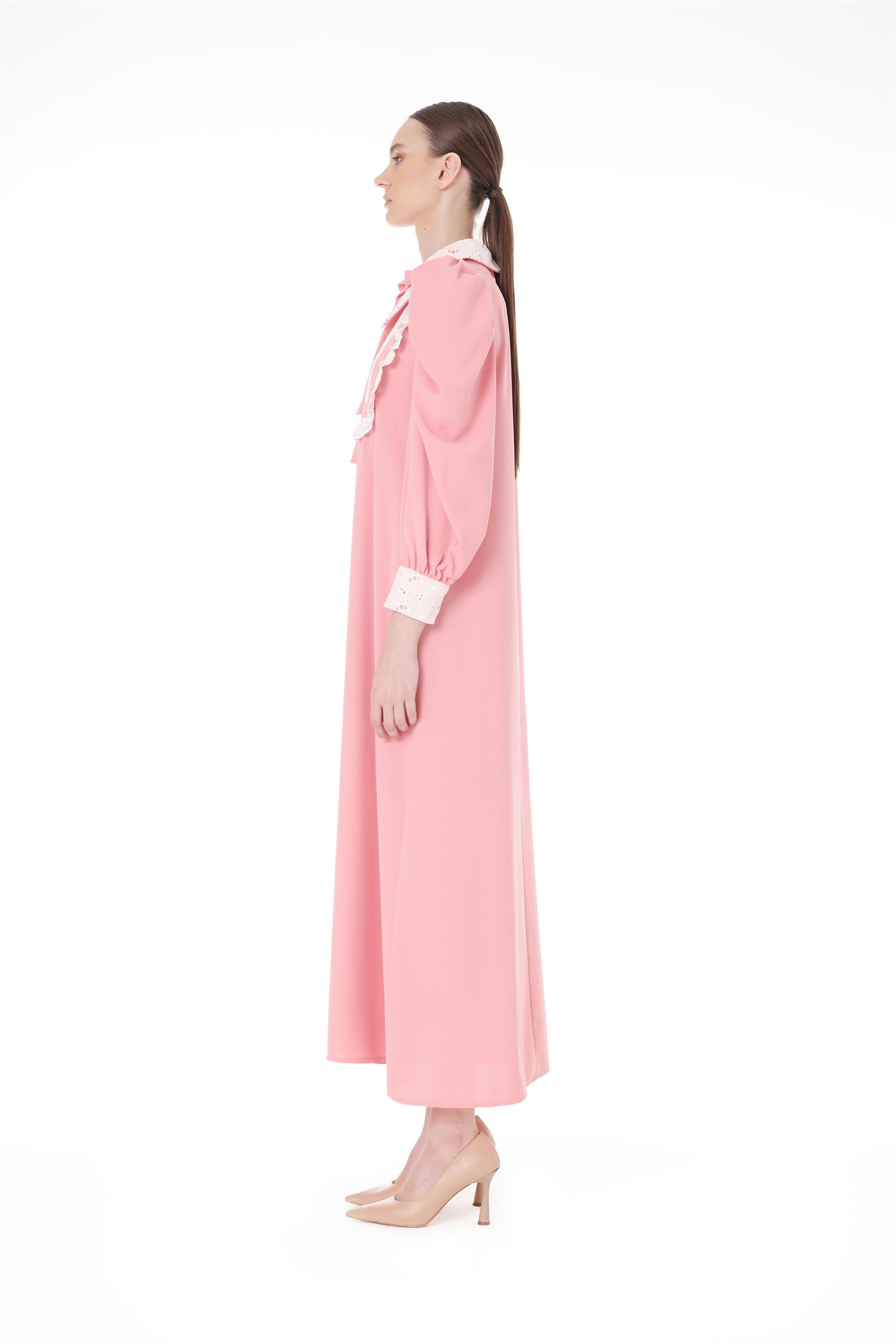 Miha-Dantel Garni̇li̇ Uzun Elbi̇se-Elbise-7-Milagron.com