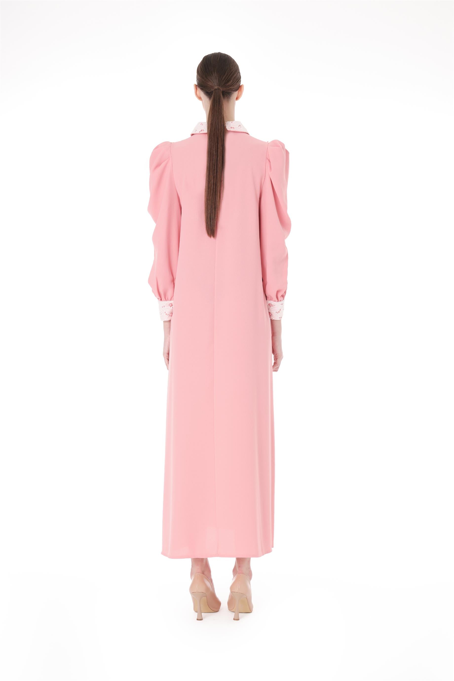 Miha-Dantel Garni̇li̇ Uzun Elbi̇se-Elbise-8-Milagron.com