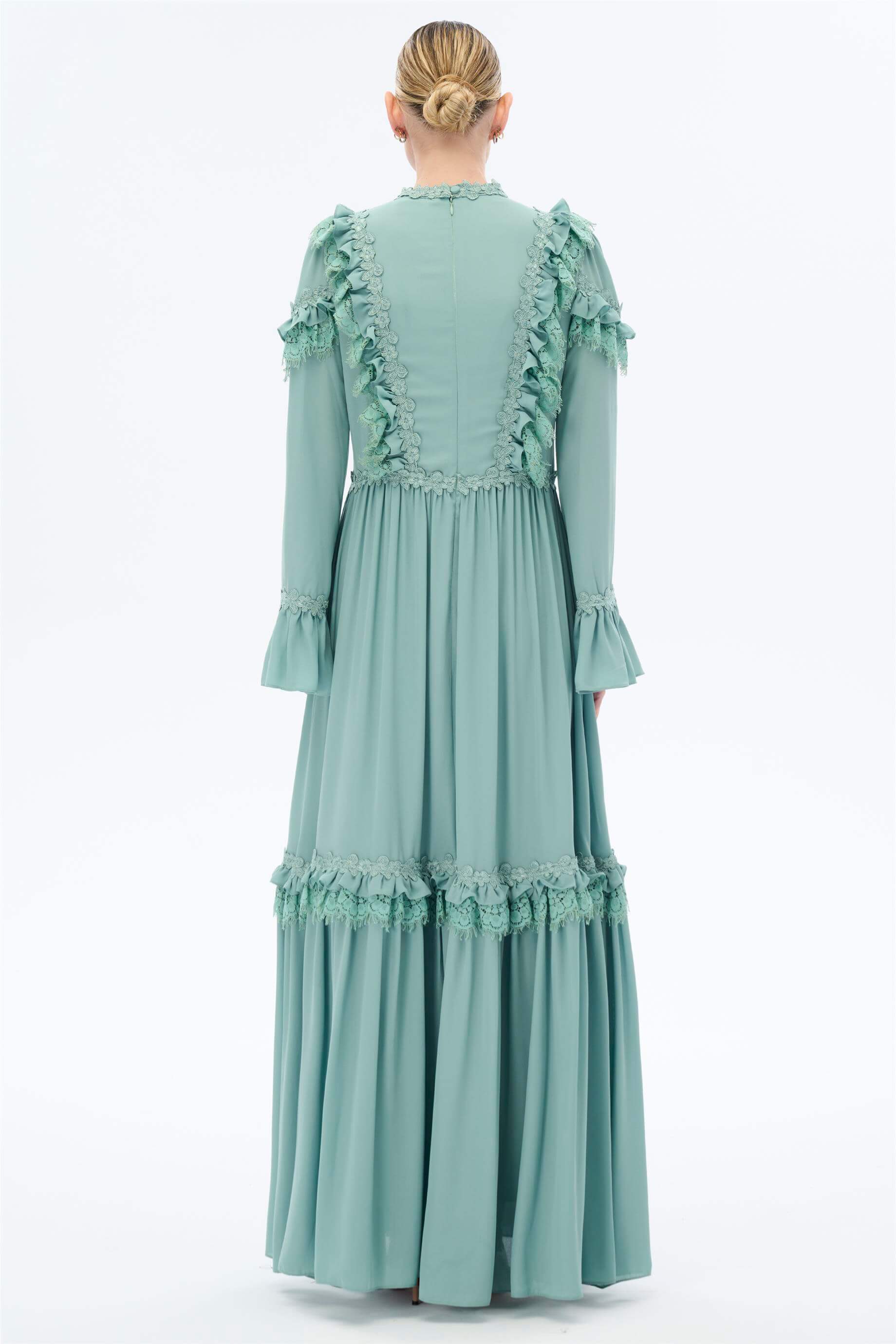 Miha-Dantelli̇ Zari̇f Elbi̇se Bordo-Elbise-6-Milagron.com