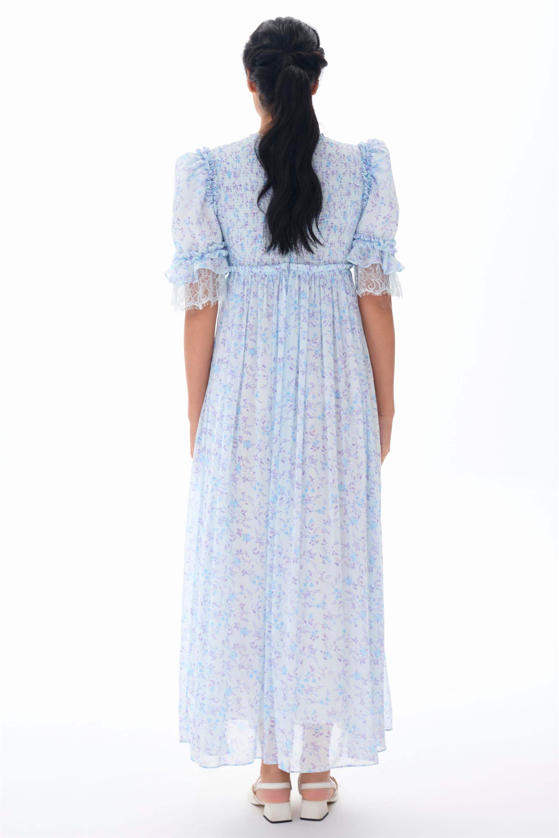 Miha-Gi̇peli̇ Balon Kol Elbi̇se-Elbise-3-Milagron.com