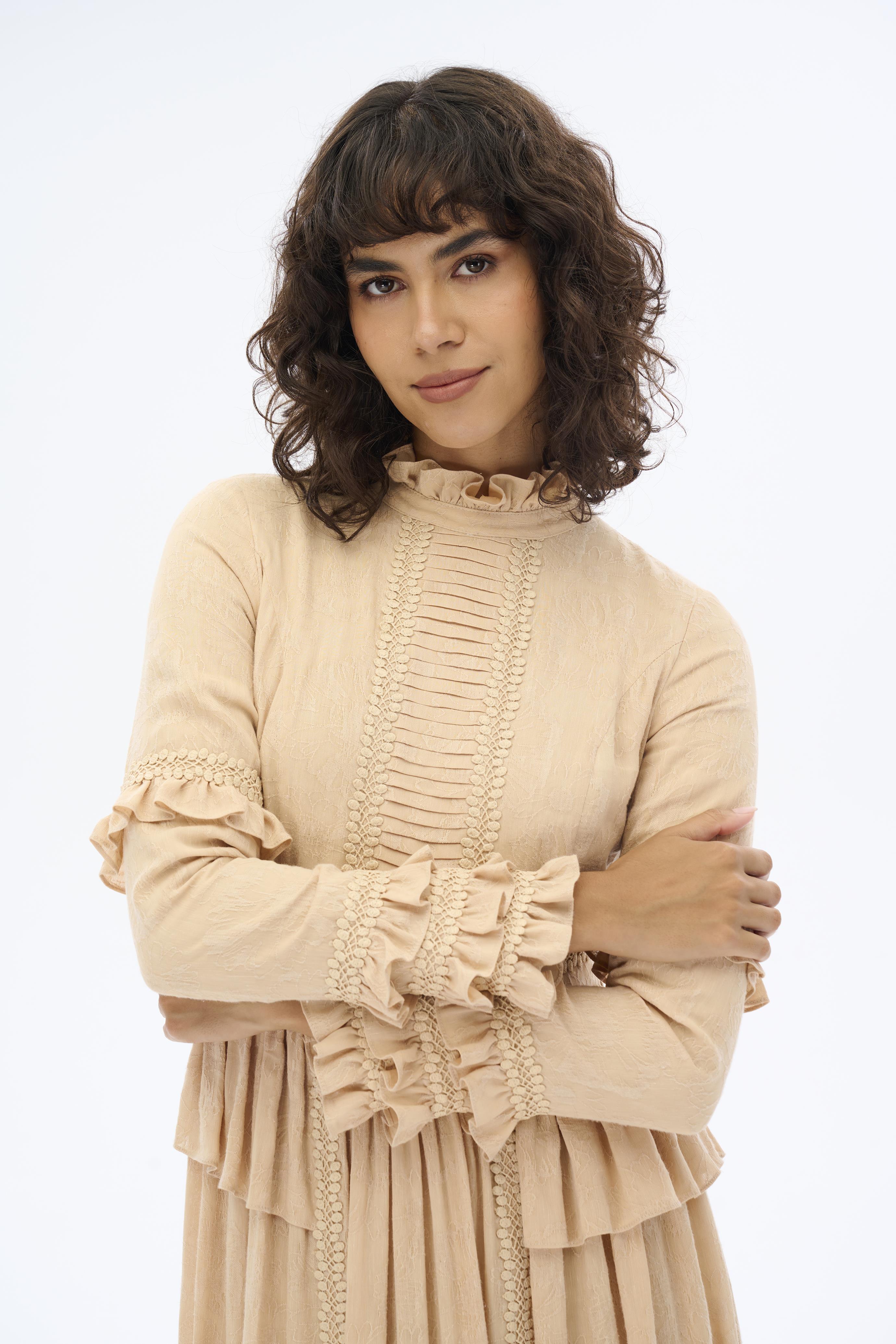 Miha-Haki̇m Yaka Dantelli̇ Elbi̇se-Elbise-2-Milagron.com