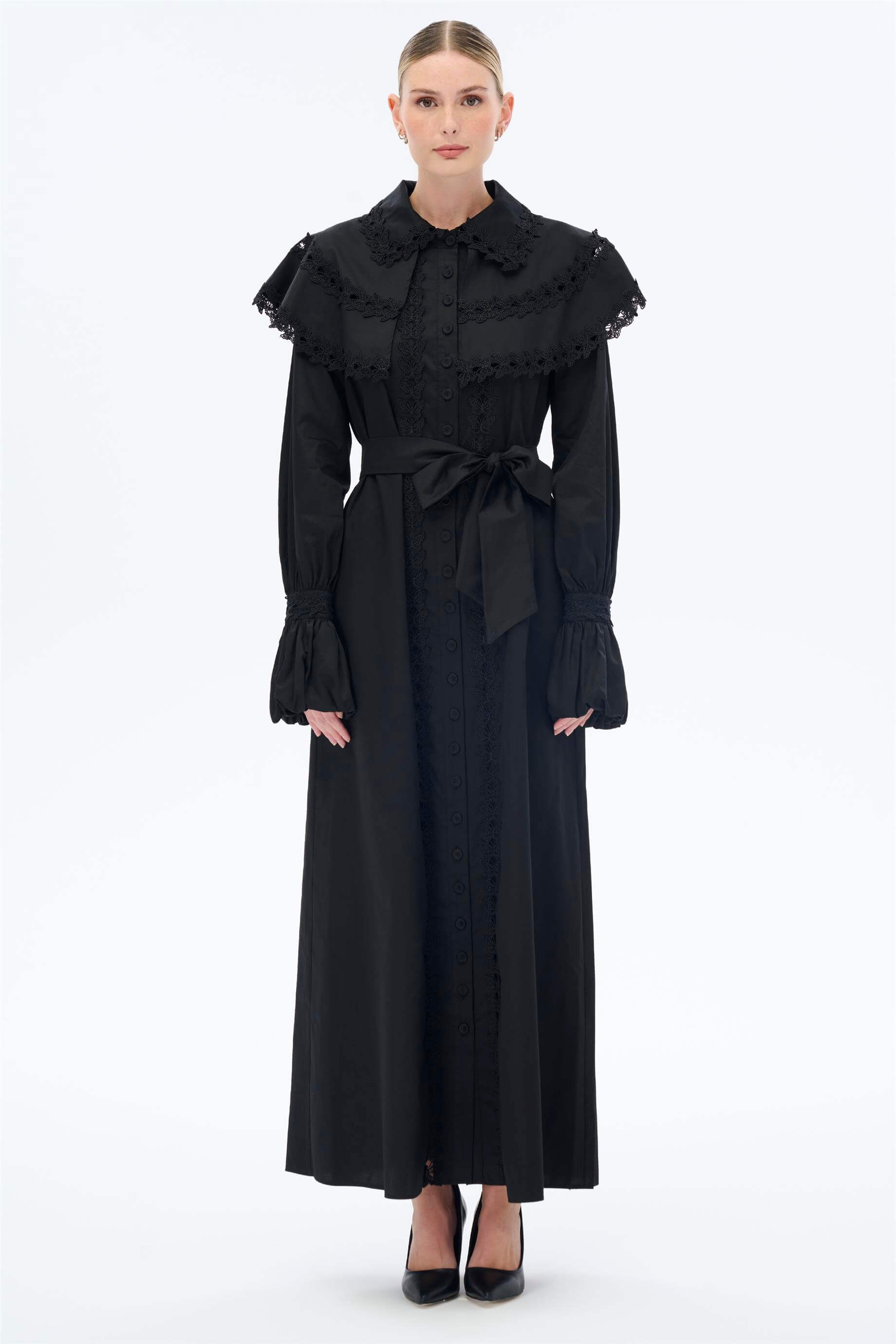 Miha-Kelebek Dantelli̇ Elbi̇se-Elbise-13-Milagron.com