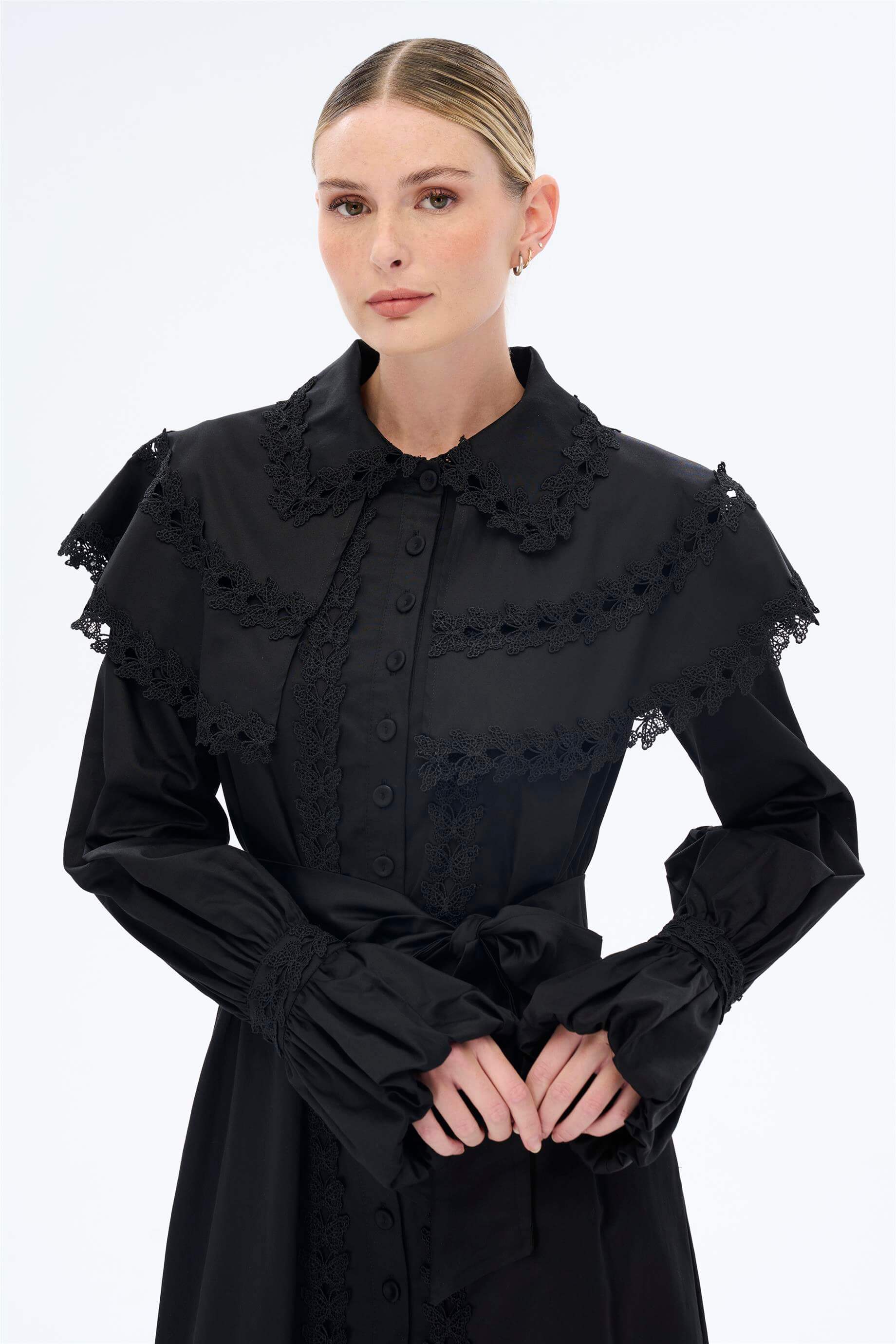 Miha-Kelebek Dantelli̇ Elbi̇se-Elbise-16-Milagron.com