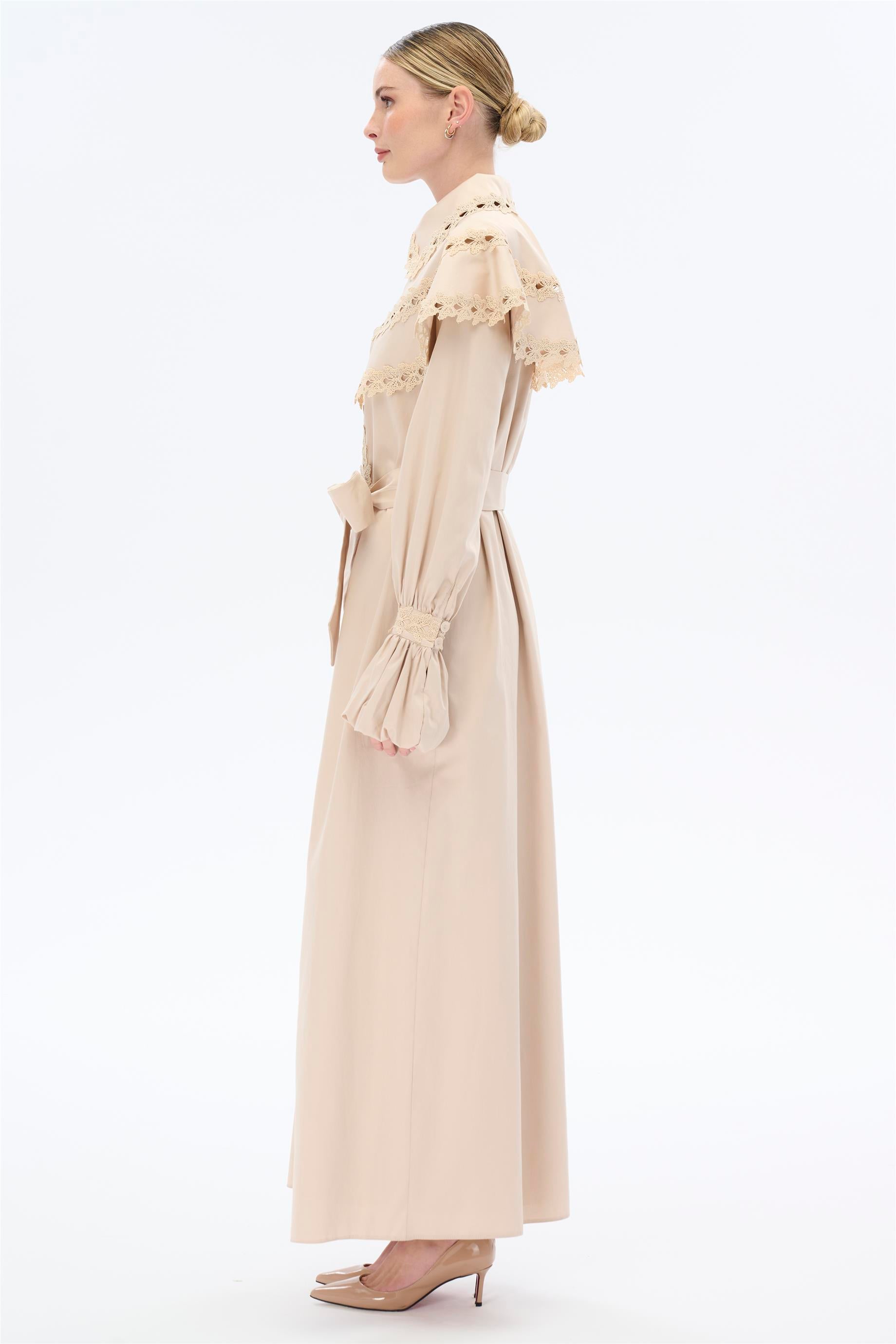 Miha-Kelebek Dantelli̇ Elbi̇se-Elbise-2-Milagron.com