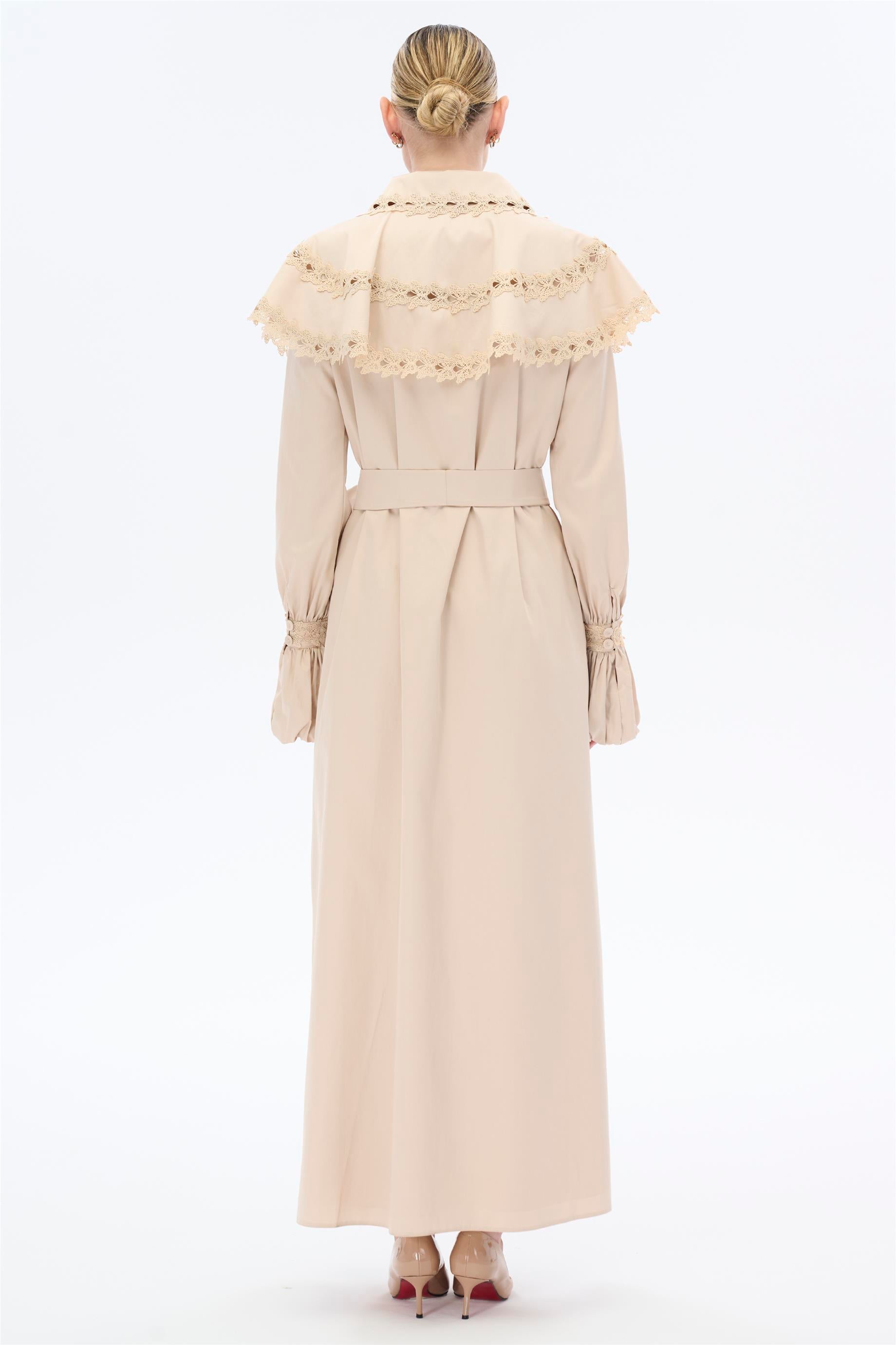 Miha-Kelebek Dantelli̇ Elbi̇se-Elbise-3-Milagron.com