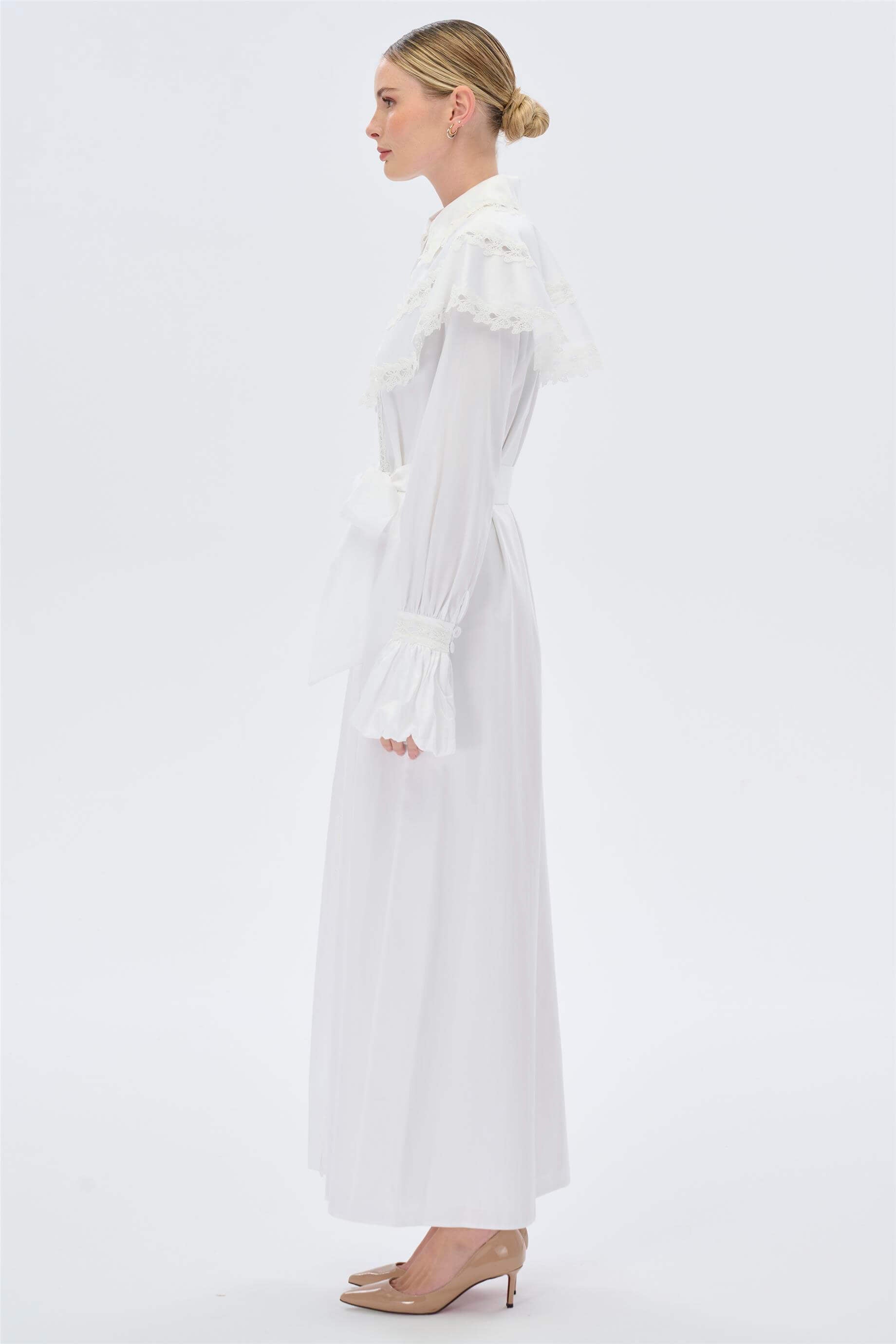 Miha-Kelebek Dantelli̇ Elbi̇se-Elbise-6-Milagron.com