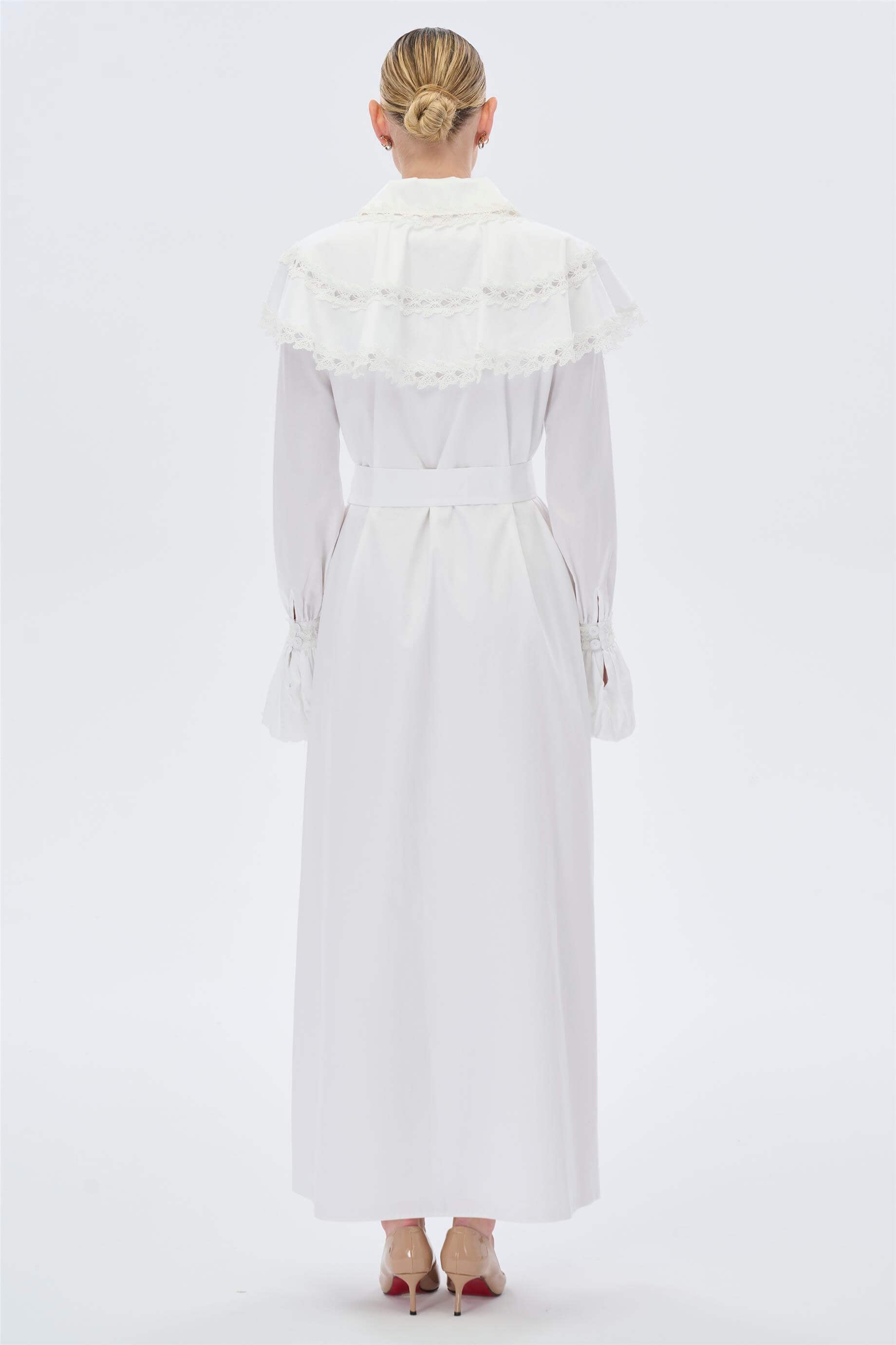 Miha-Kelebek Dantelli̇ Elbi̇se-Elbise-7-Milagron.com