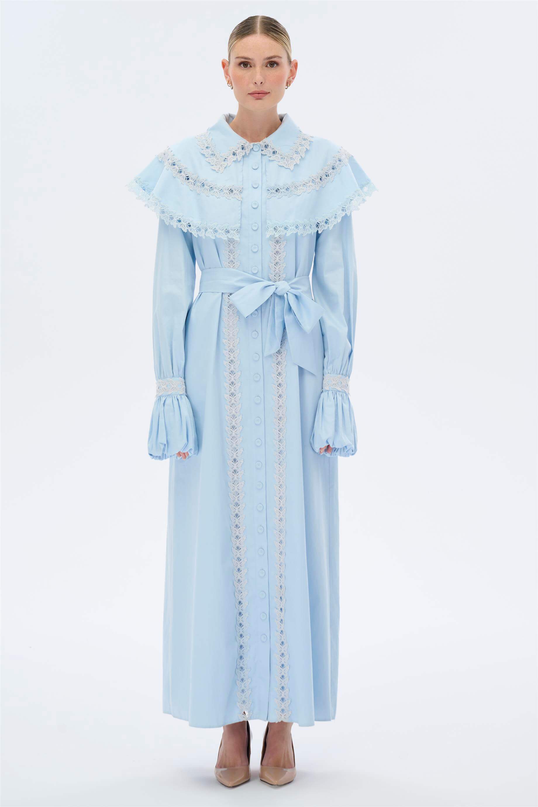 Miha-Kelebek Dantelli̇ Elbi̇se-Elbise-9-Milagron.com