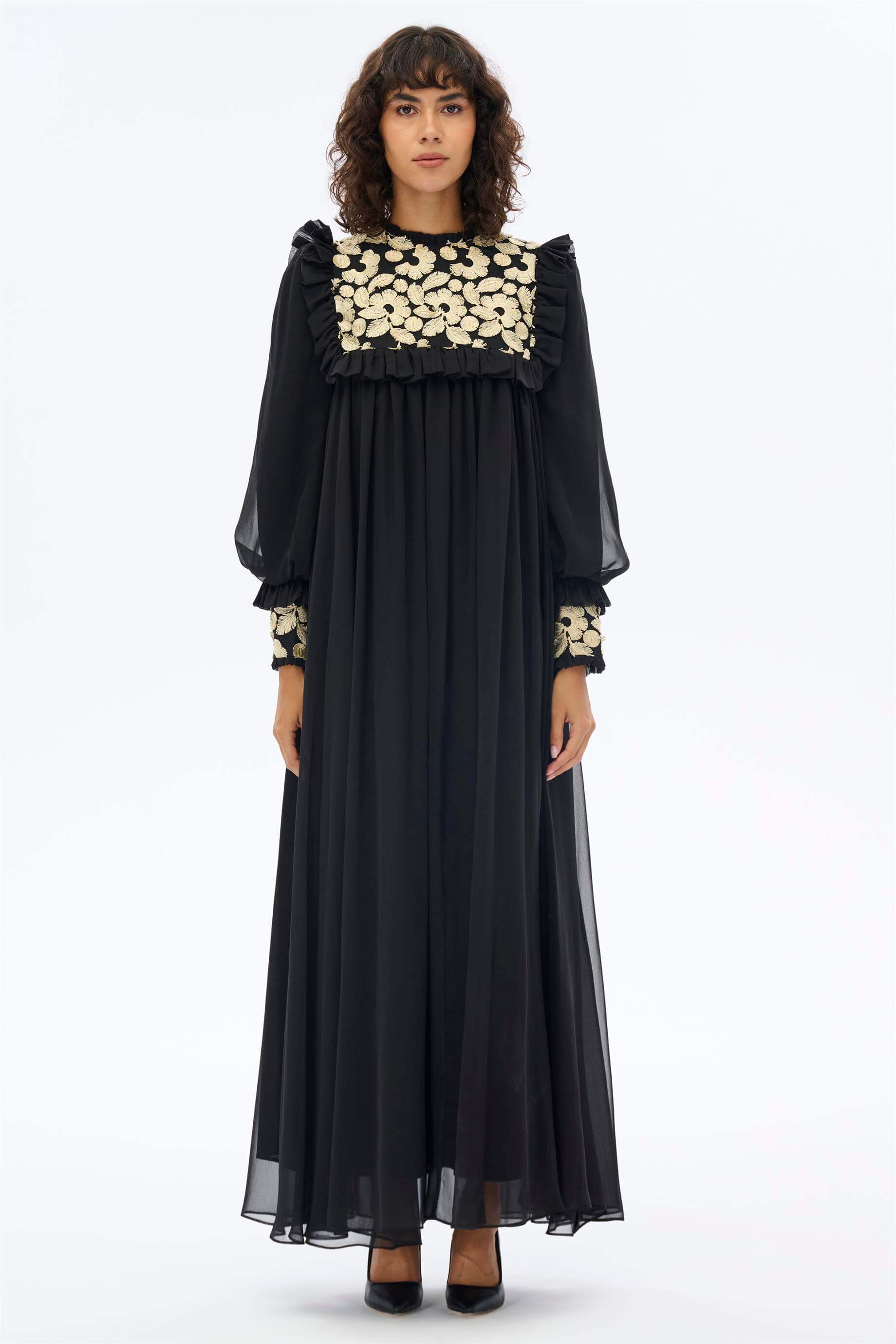 Miha-Örme Dantelli̇ Elbi̇se-Elbise-1-Milagron.com