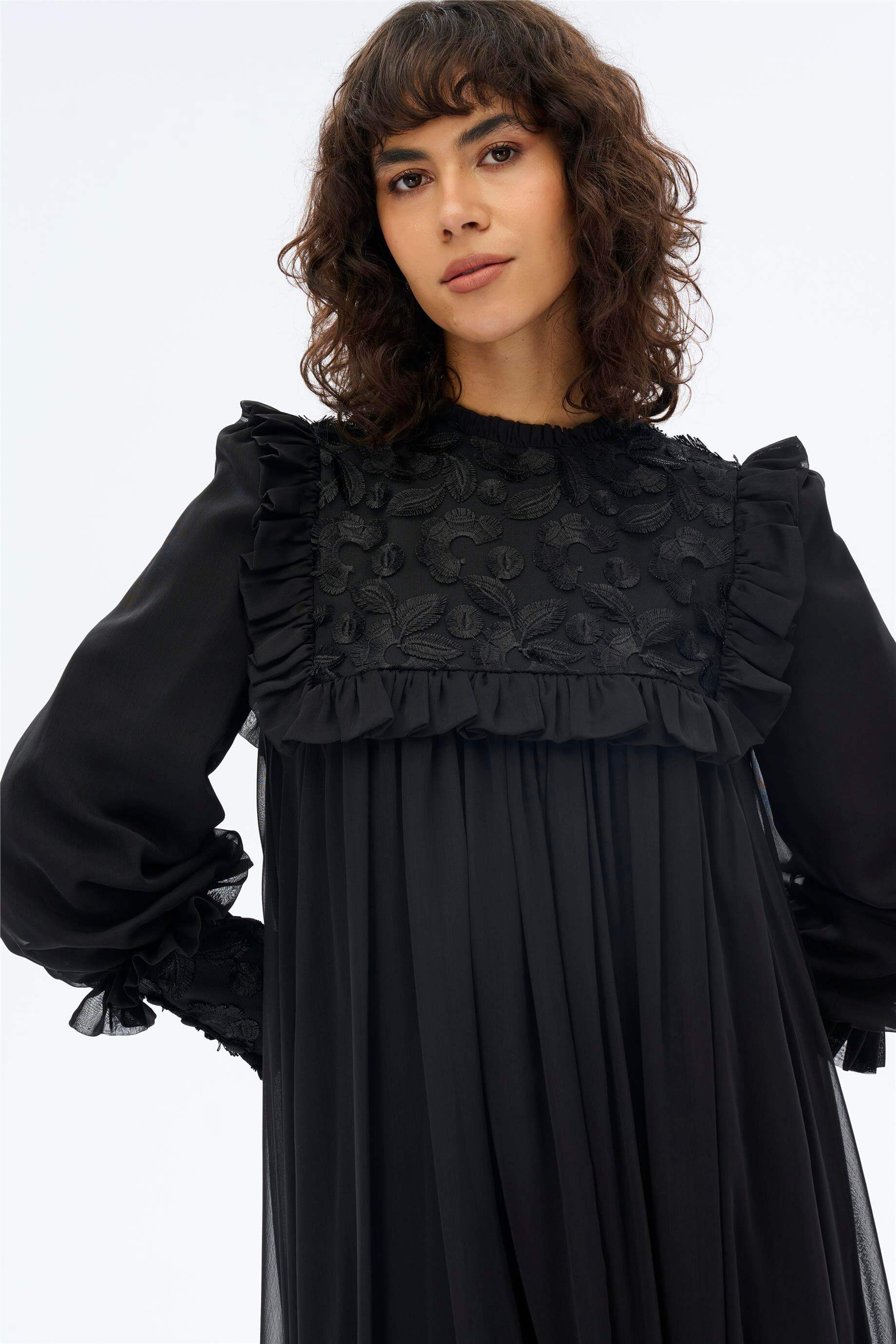 Miha-Örme Dantelli̇ Elbi̇se-Elbise-13-Milagron.com