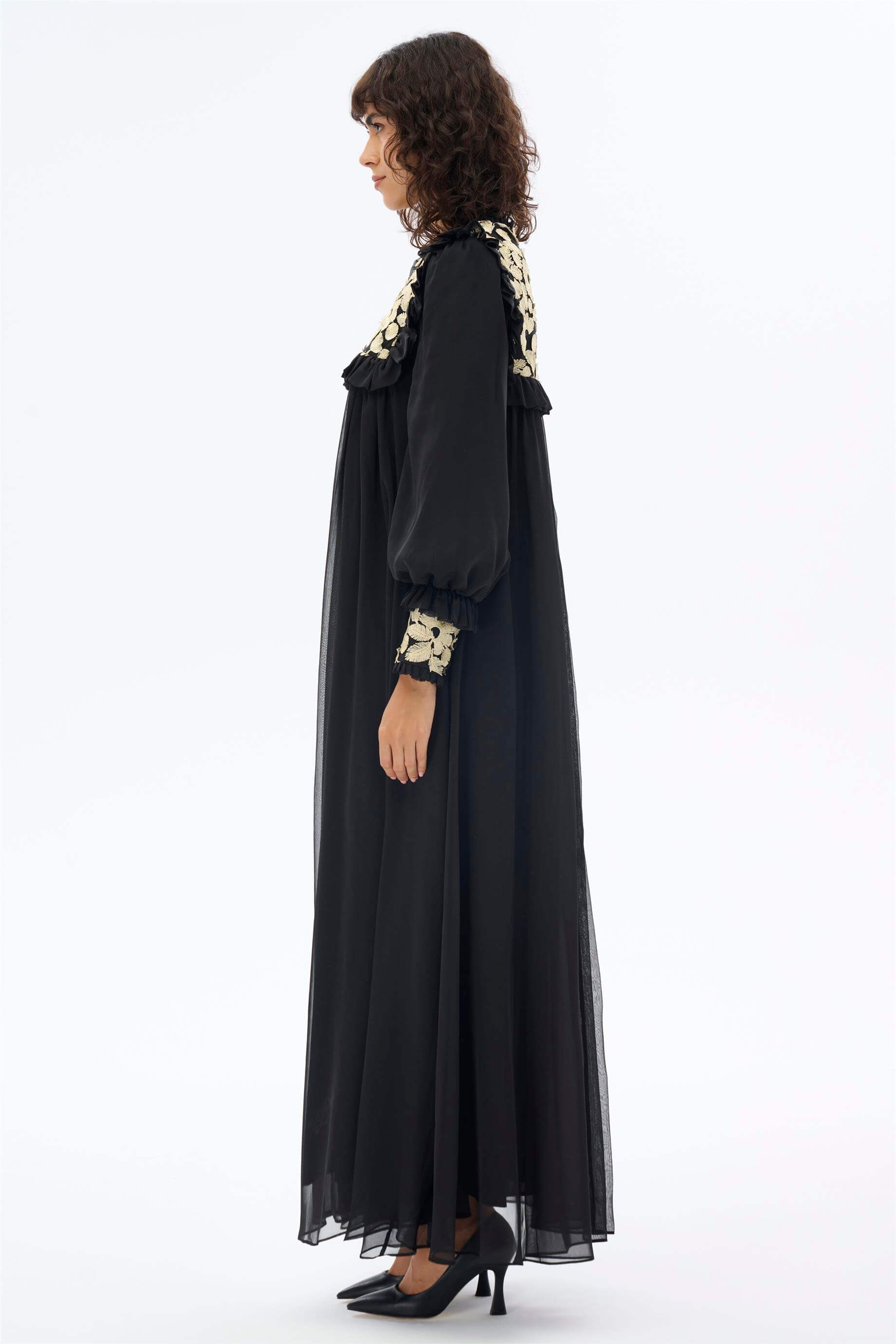 Miha-Örme Dantelli̇ Elbi̇se-Elbise-2-Milagron.com