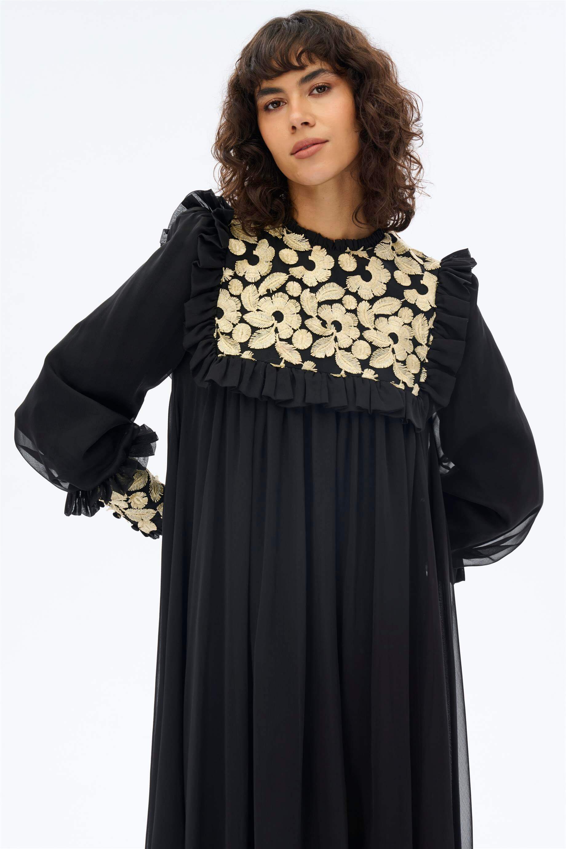 Miha-Örme Dantelli̇ Elbi̇se-Elbise-4-Milagron.com