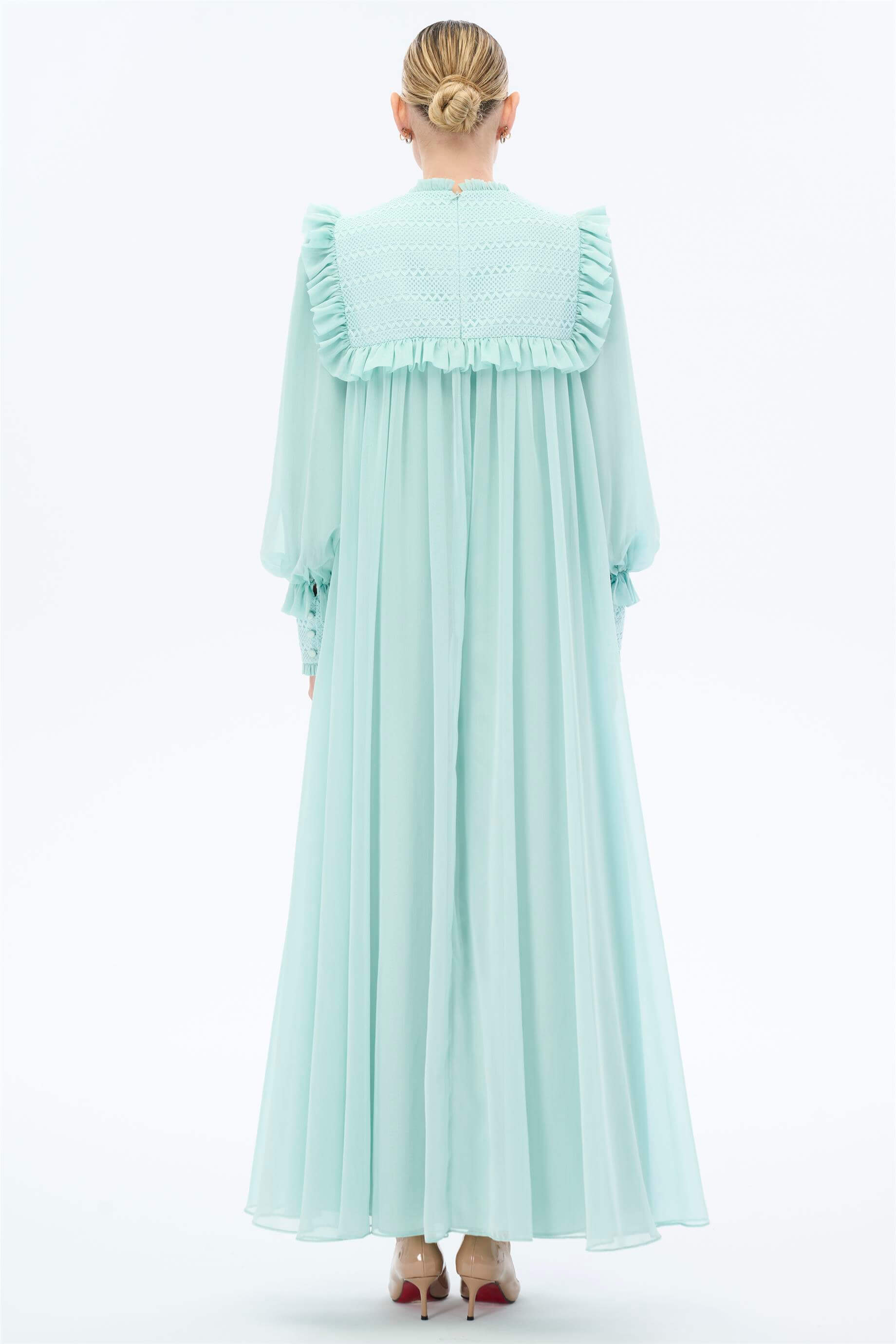 Miha-Örme Dantelli̇ Elbi̇se-Elbise-7-Milagron.com