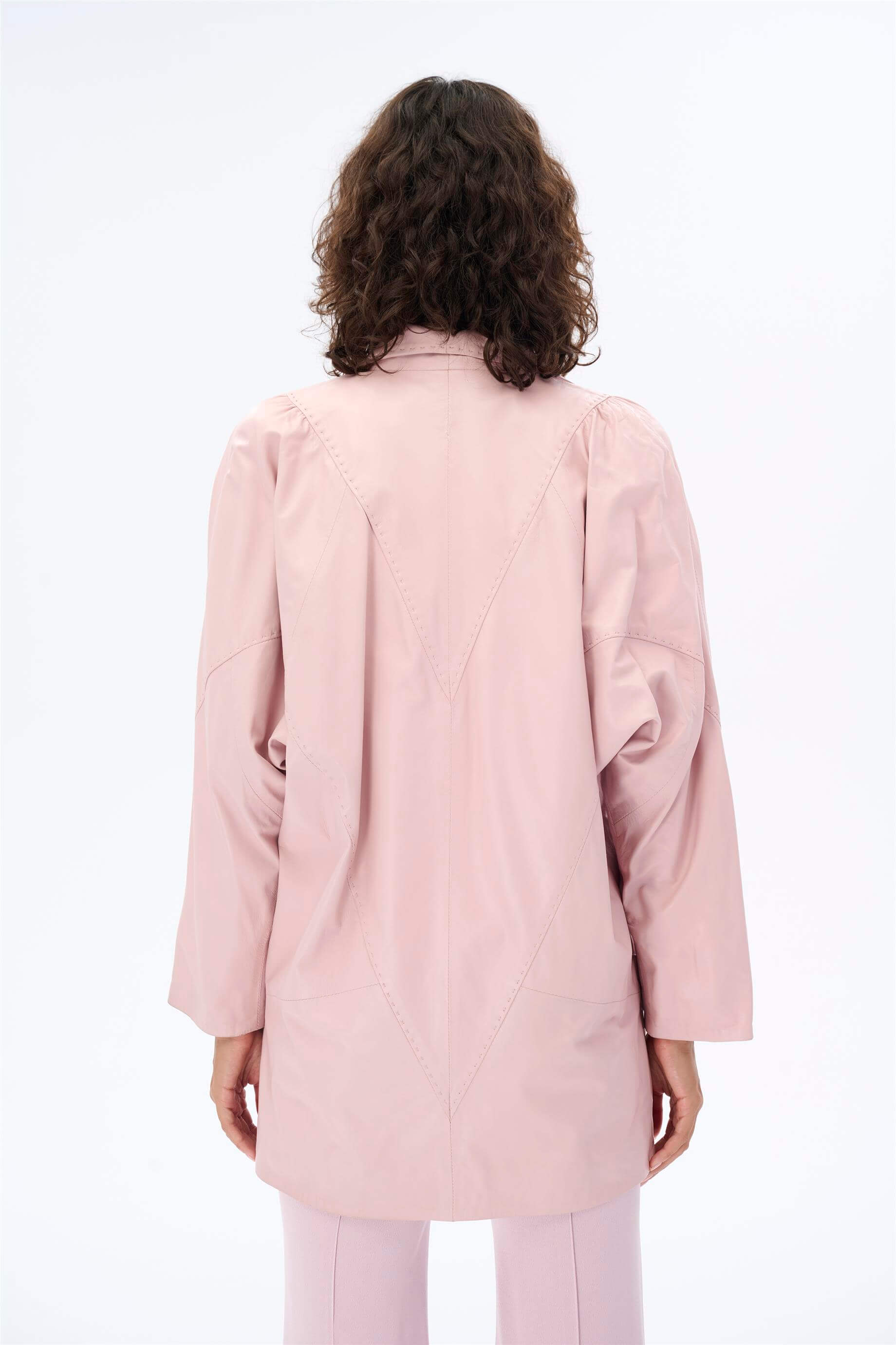 Miha-Oversi̇ze Deri̇ Ceket-Deri Mont-8-Milagron.com