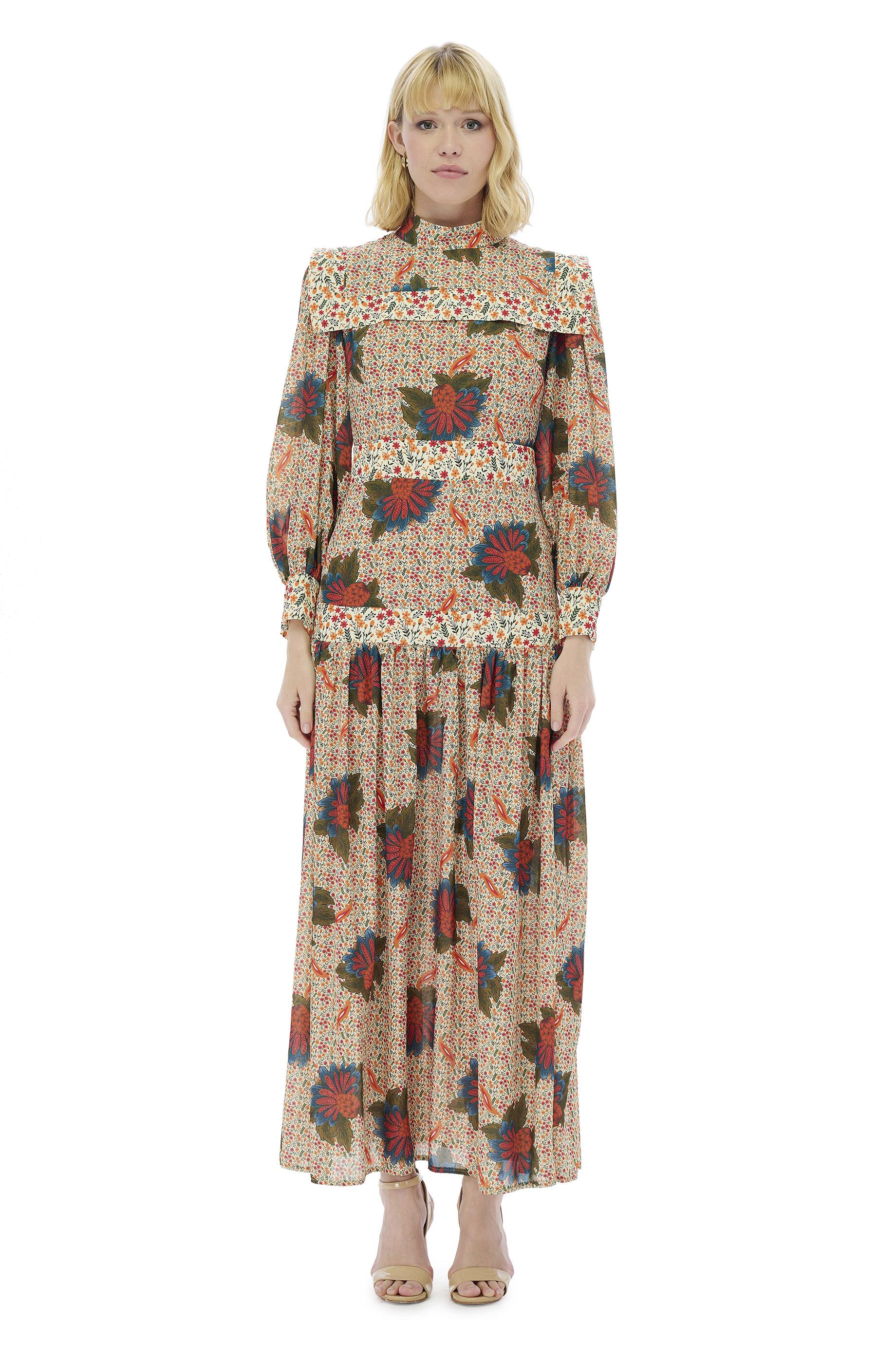 Miha-Pansy Elbi̇se-Elbise-1-Milagron.com