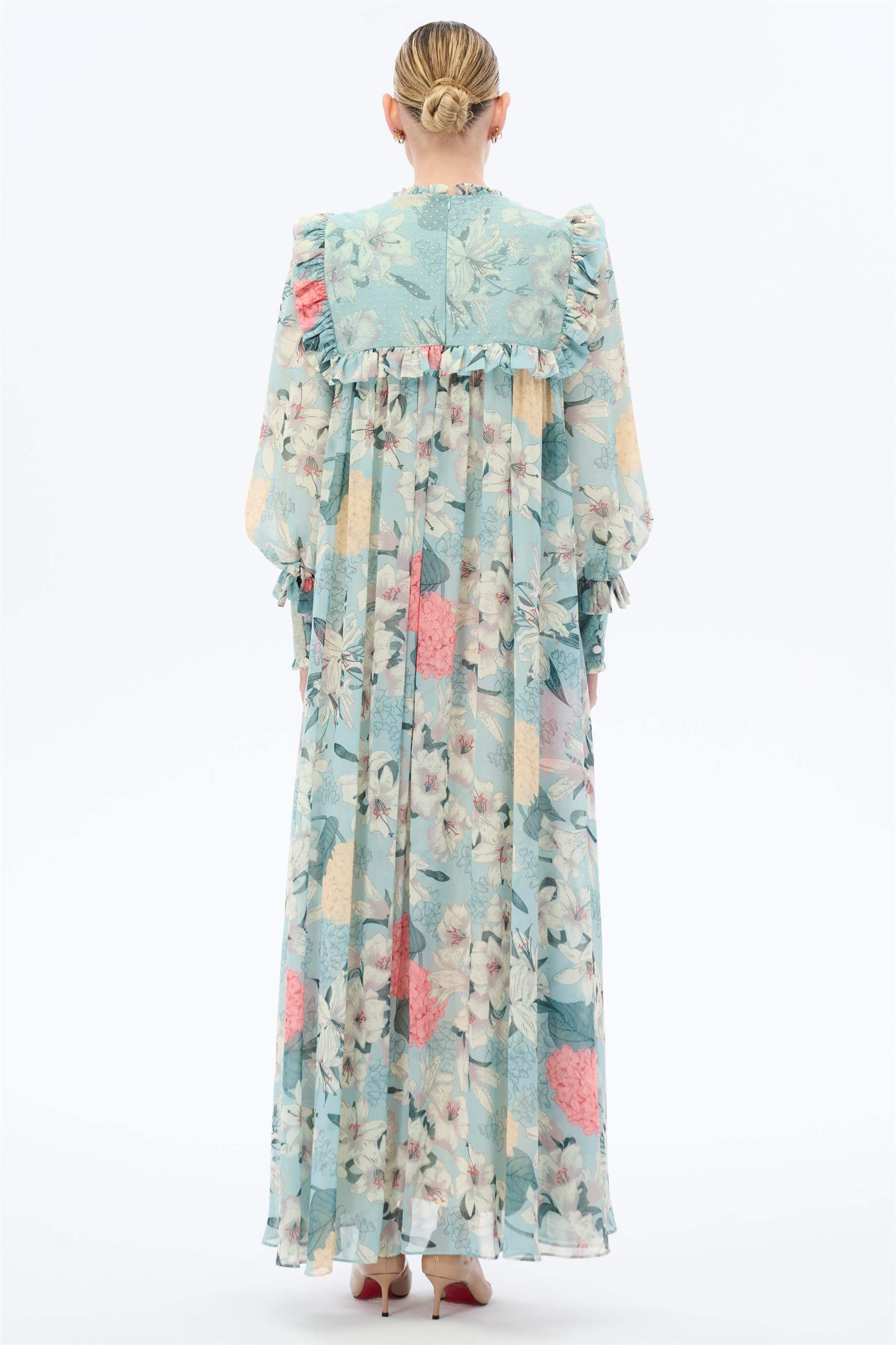 PuantiYe Dantelli ElbiSe Mint