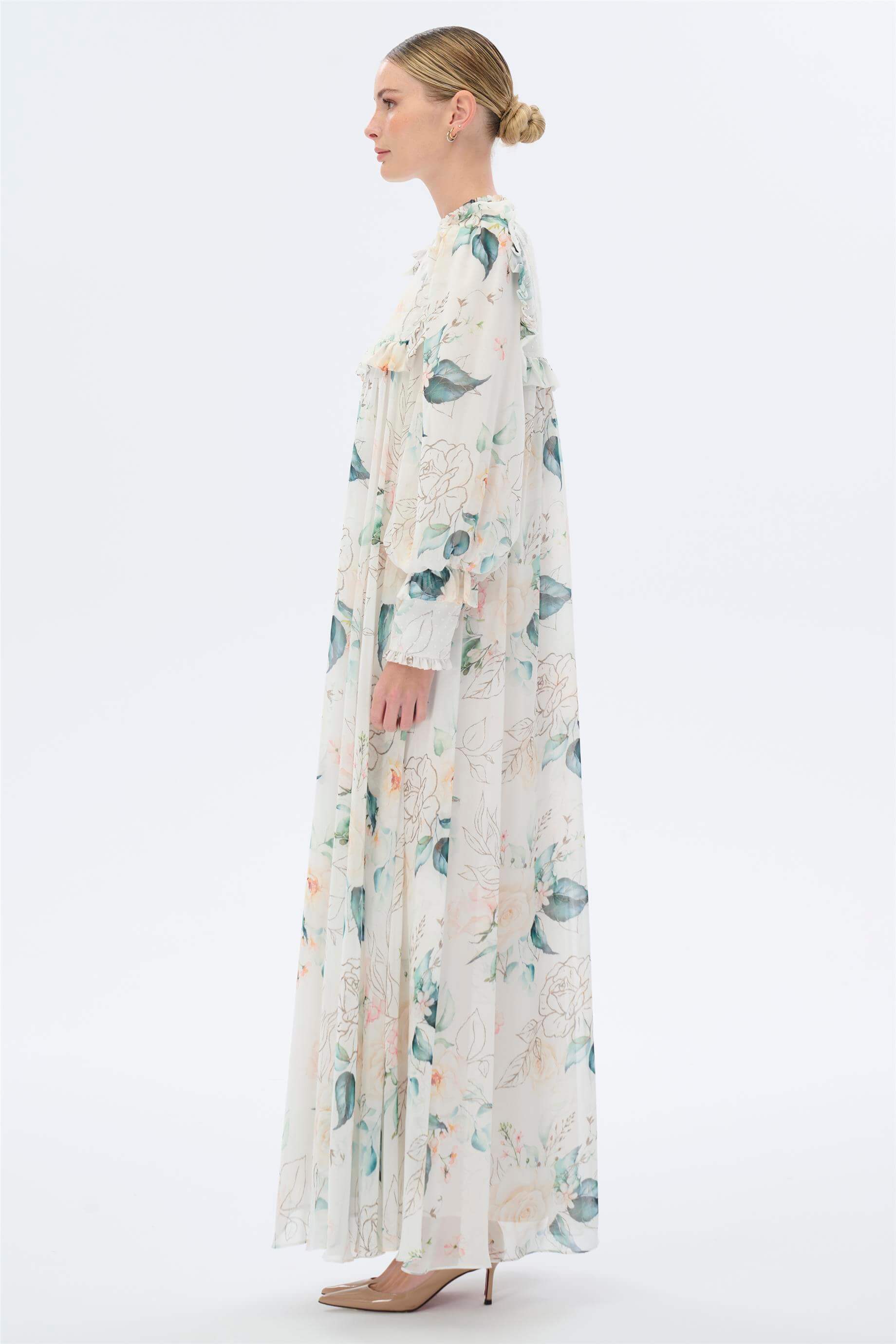 Miha-Puanti̇ye Dantelli̇ Elbi̇se-Elbise-2-Milagron.com