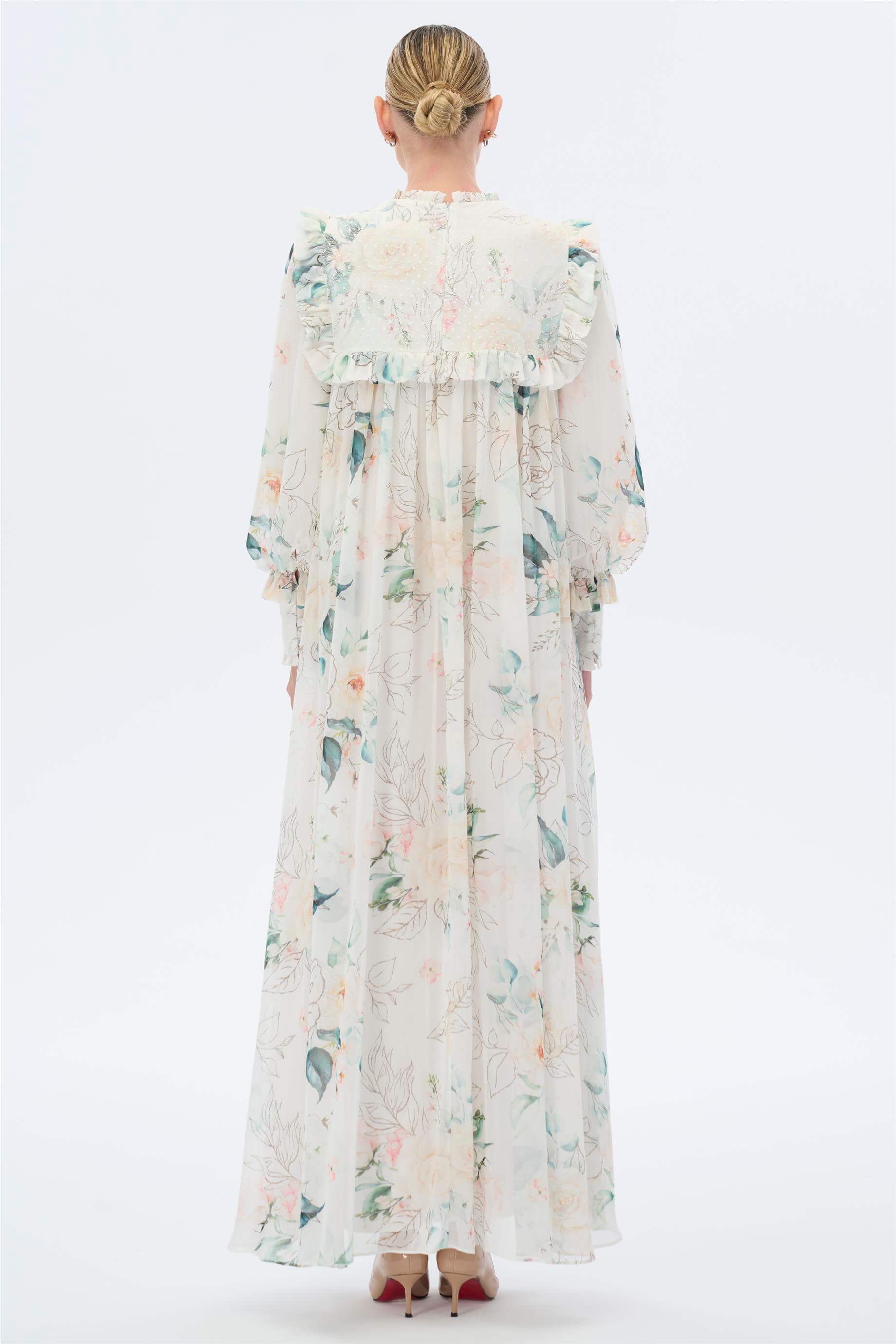 Miha-Puanti̇ye Dantelli̇ Elbi̇se-Elbise-3-Milagron.com